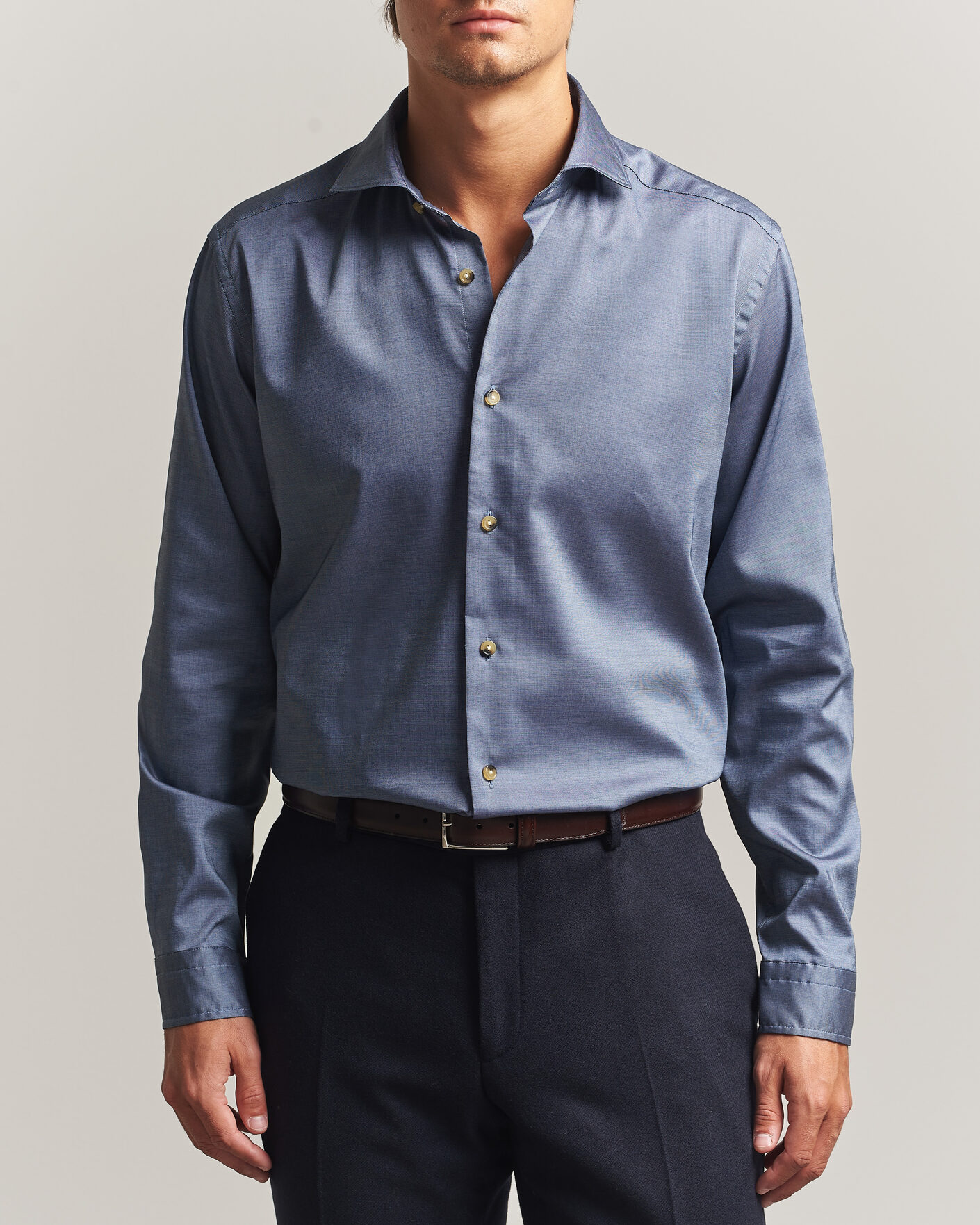 Uomini | Camicie | Eton | Signature Oxford Shirt Blue