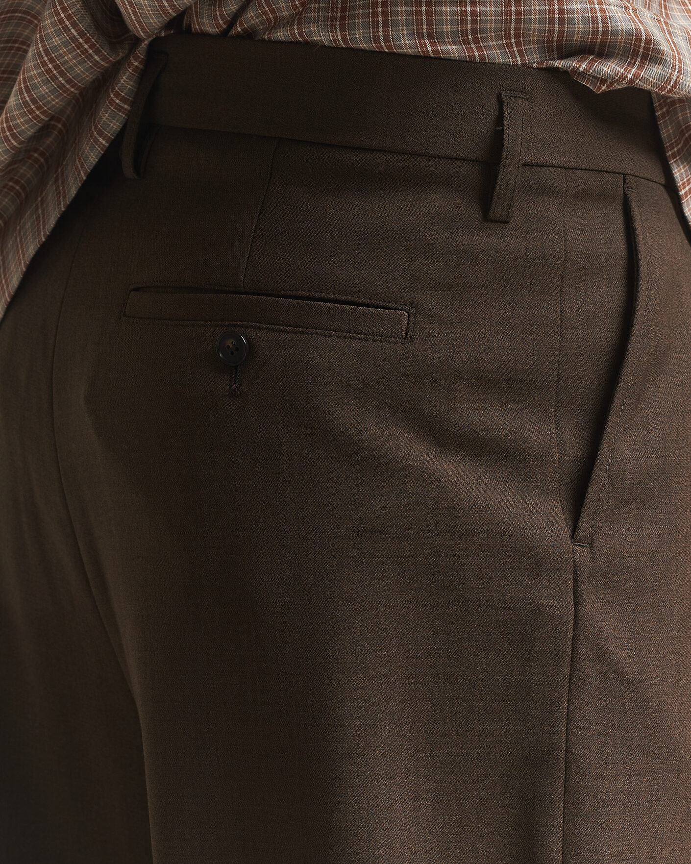 Uomini | Pantaloni | Filippa K | Milo Wide Wool Trousers Walnut Brown