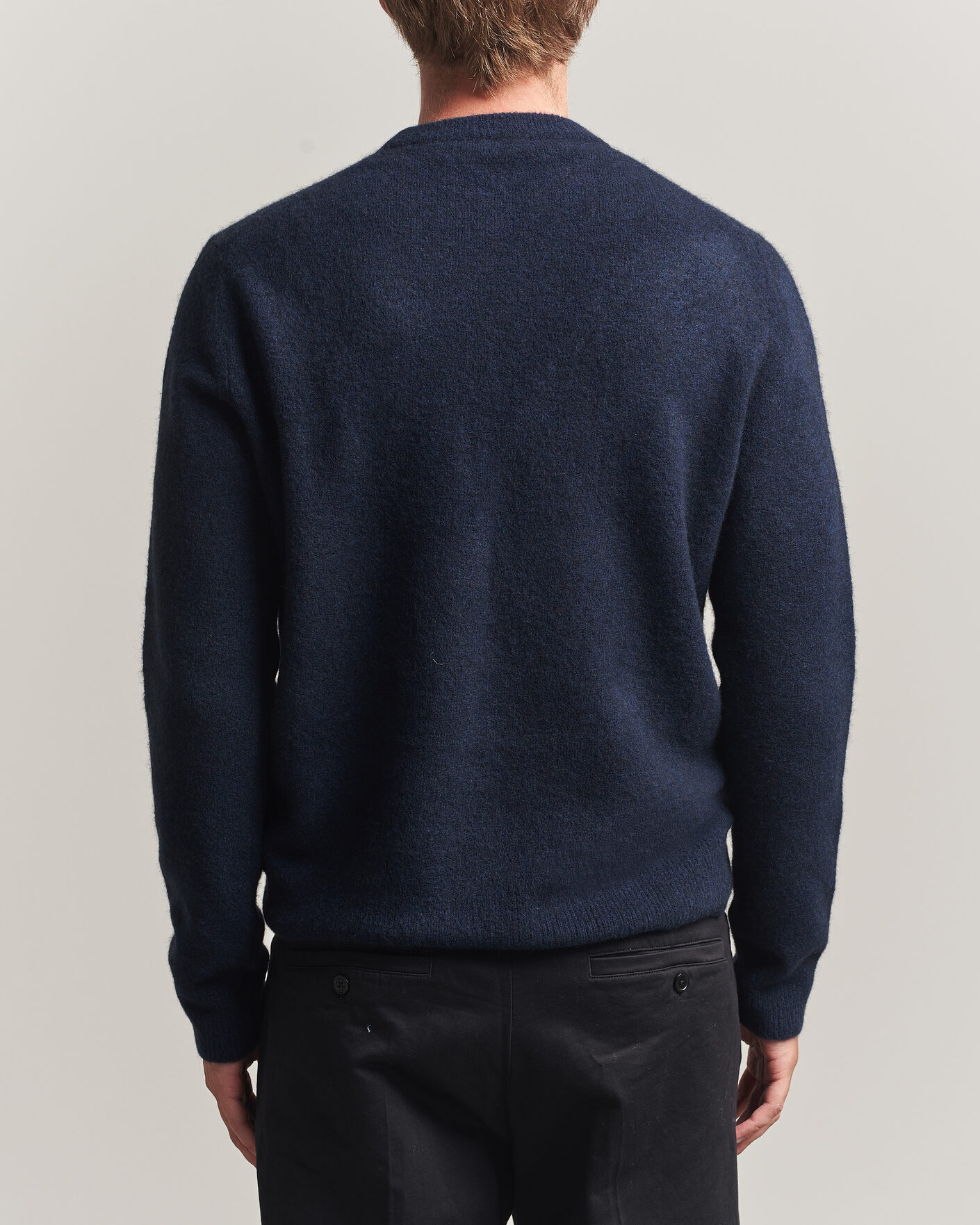 Uomini | Maglieria | Filippa K | Yak Knitted Sweater Navy