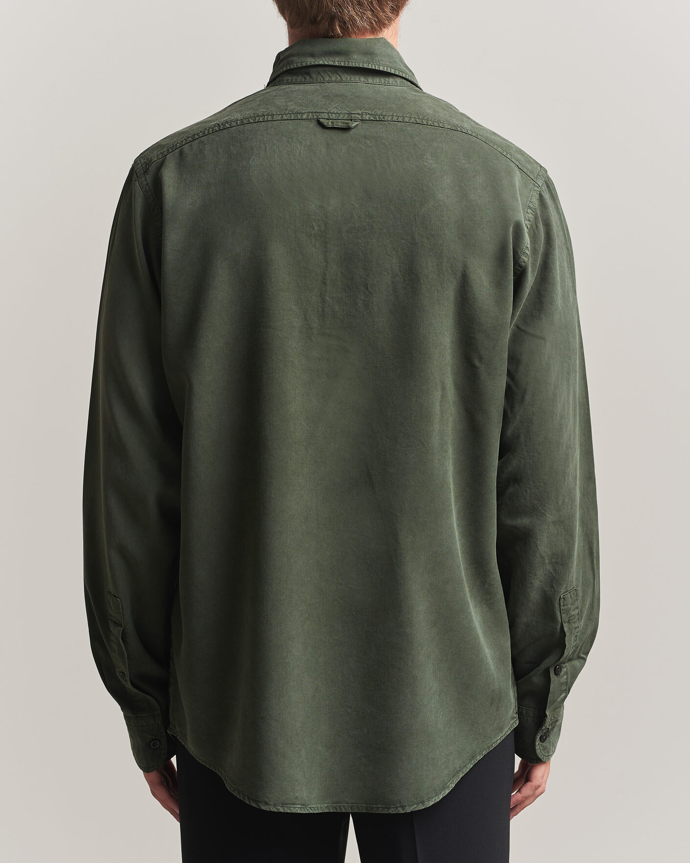 Uomini | Camicie | Filippa K | Zack Lyocell Shirt Night Green