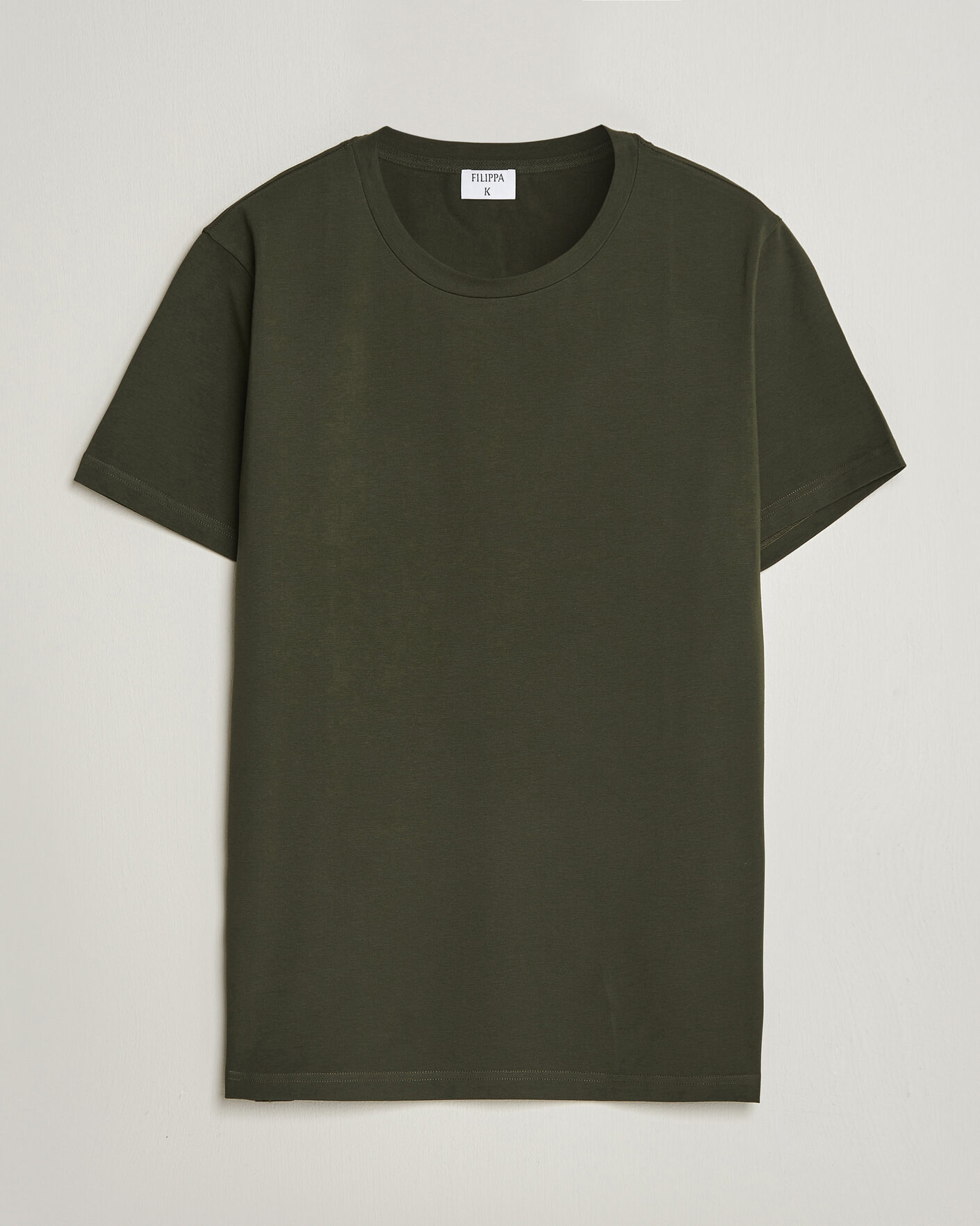 Uomini | T-shirt | Filippa K | Soft Lycra T-Shirt Night Green