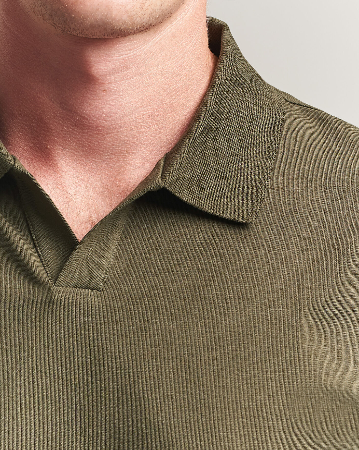 Uomini | Polo | Filippa K | Soft Lycra Polo T-Shirt Ebony Brown