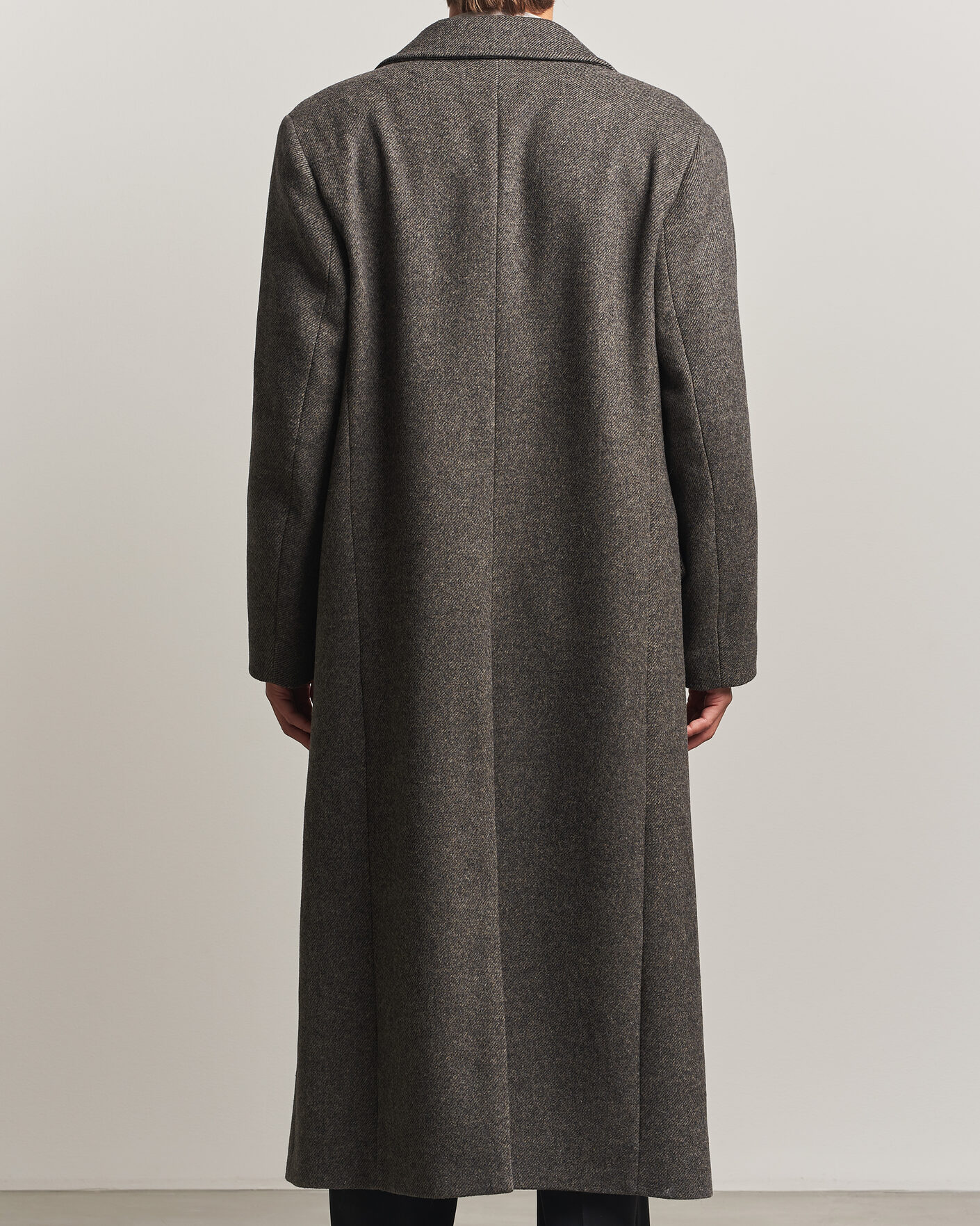 Uomini | Giacche | Filippa K | Damian Wool Twill Coat Driftwood