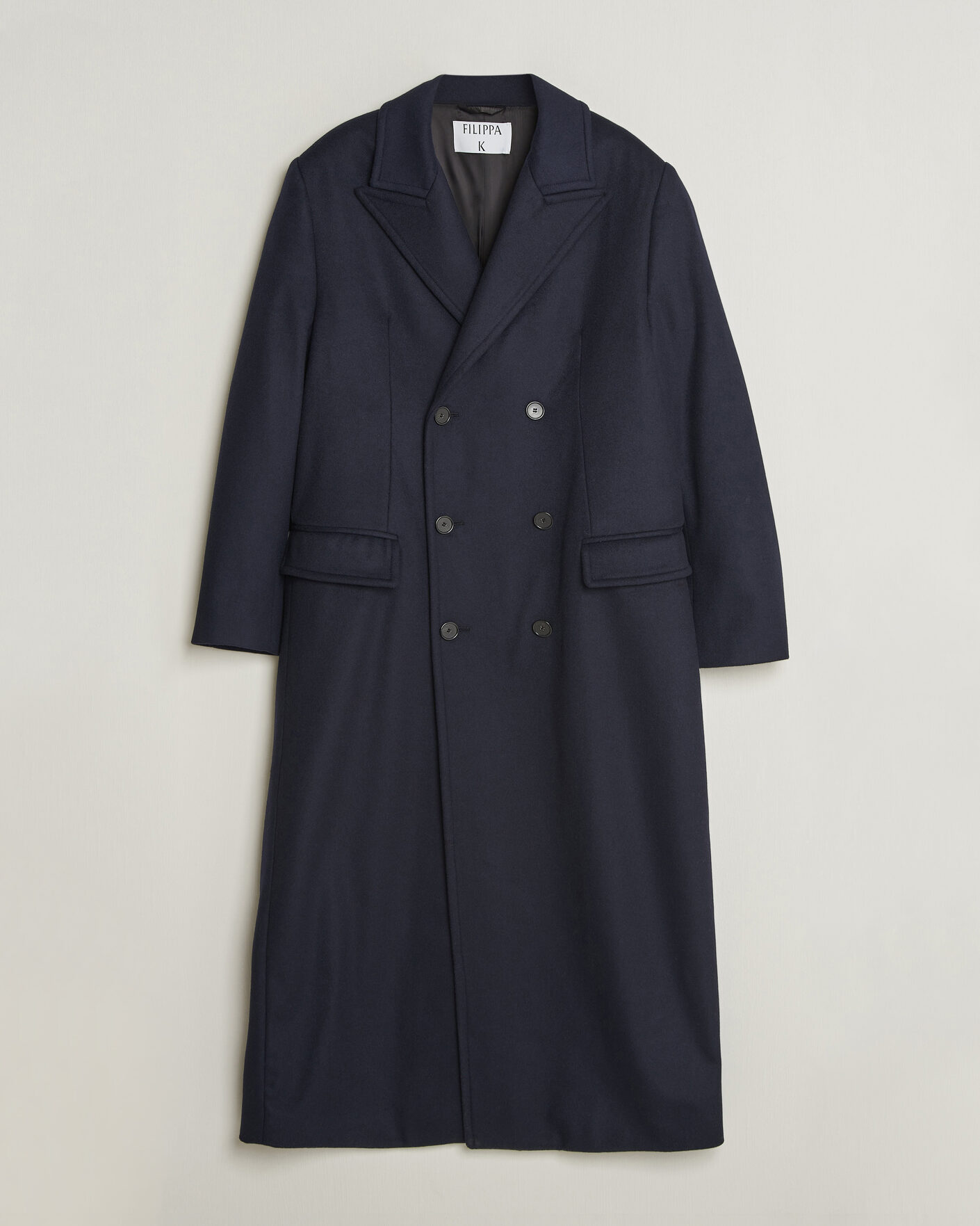 Uomini | Giacche | Filippa K | Damian Wool Coat French Navy