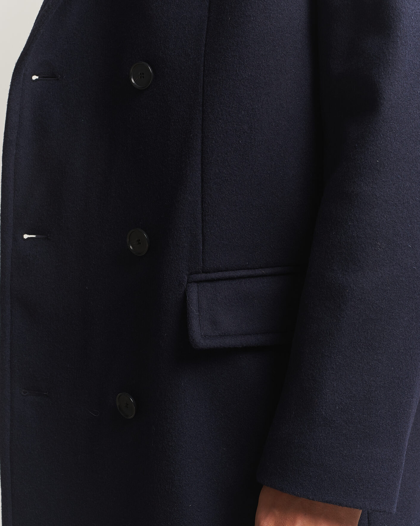 Uomini | Giacche | Filippa K | Damian Wool Coat French Navy