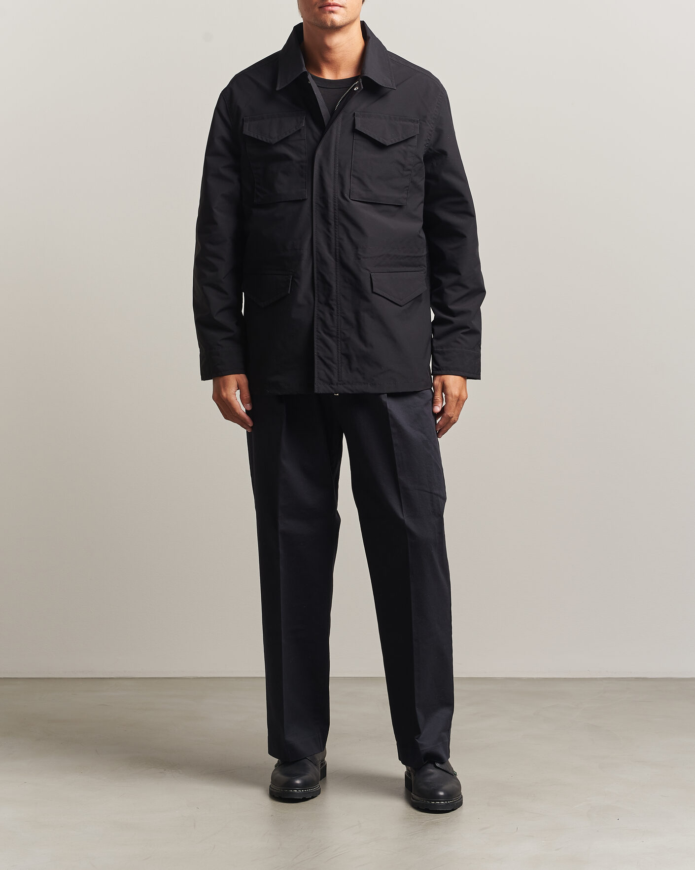 Uomini | Giacche | Filippa K | Field Jacket Black