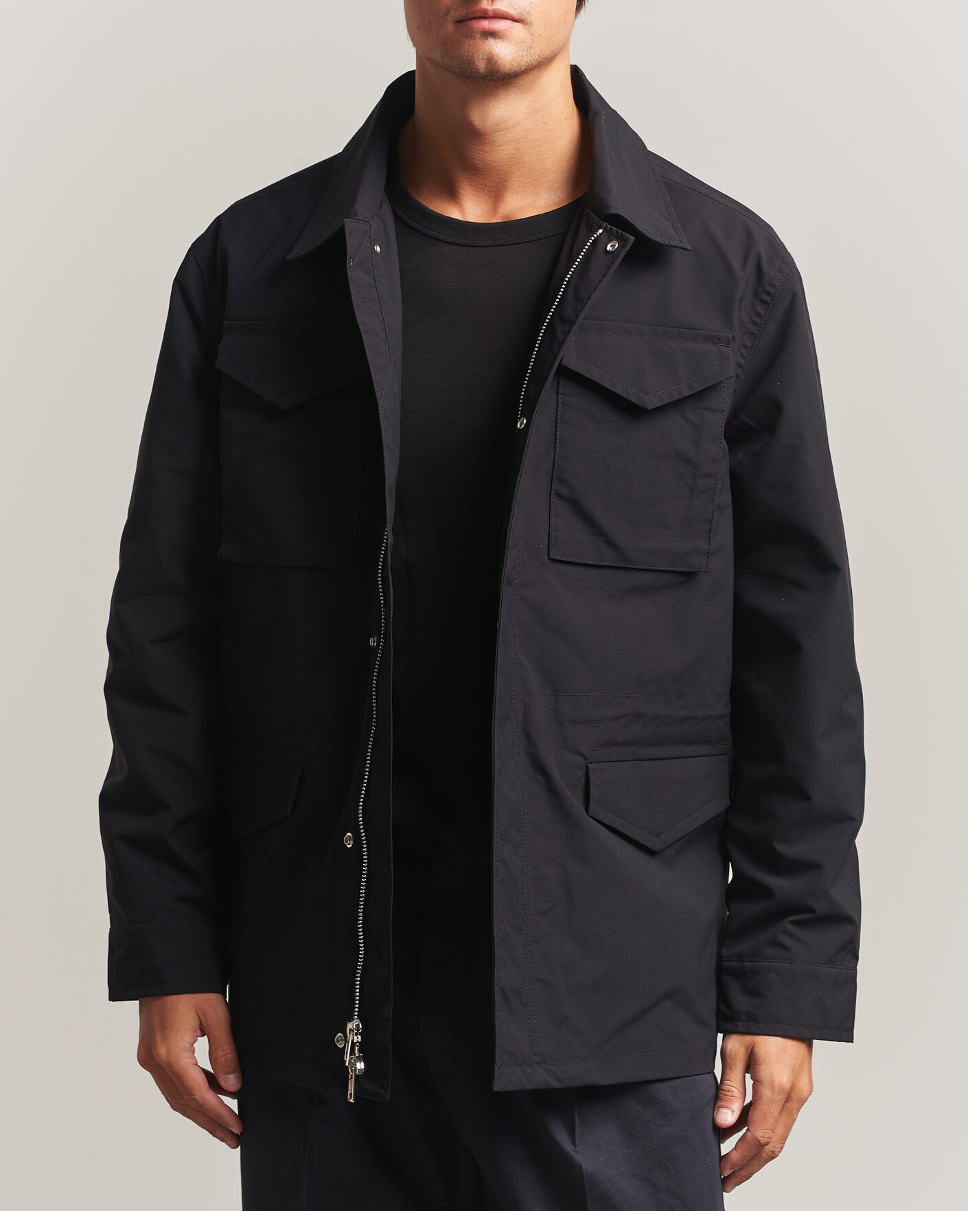 Uomini | Giacche | Filippa K | Field Jacket Black
