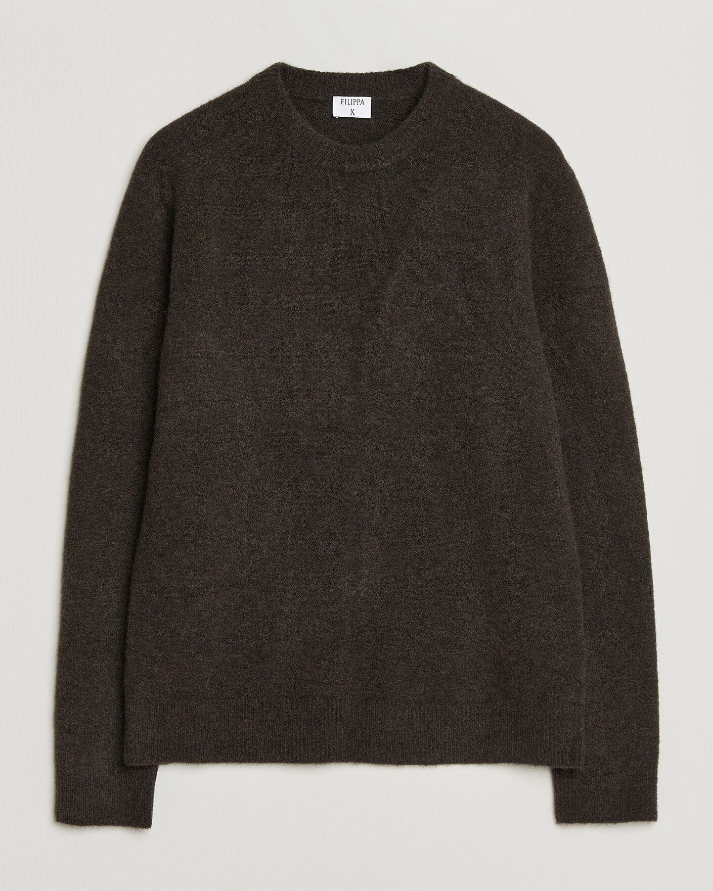 Uomini | Maglieria | Filippa K | Yak Knitted Sweater Golden Brown