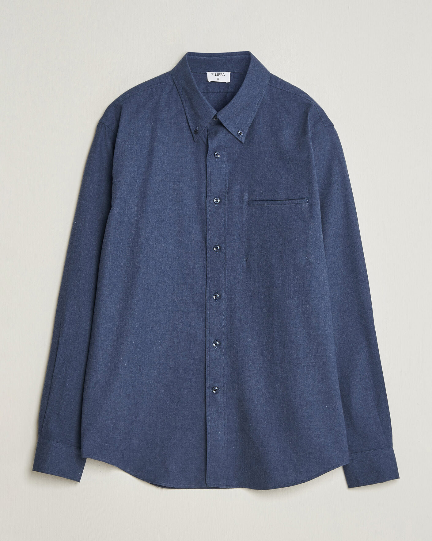Uomini | Camicie | Filippa K | Zack Flannel Shirt Navy