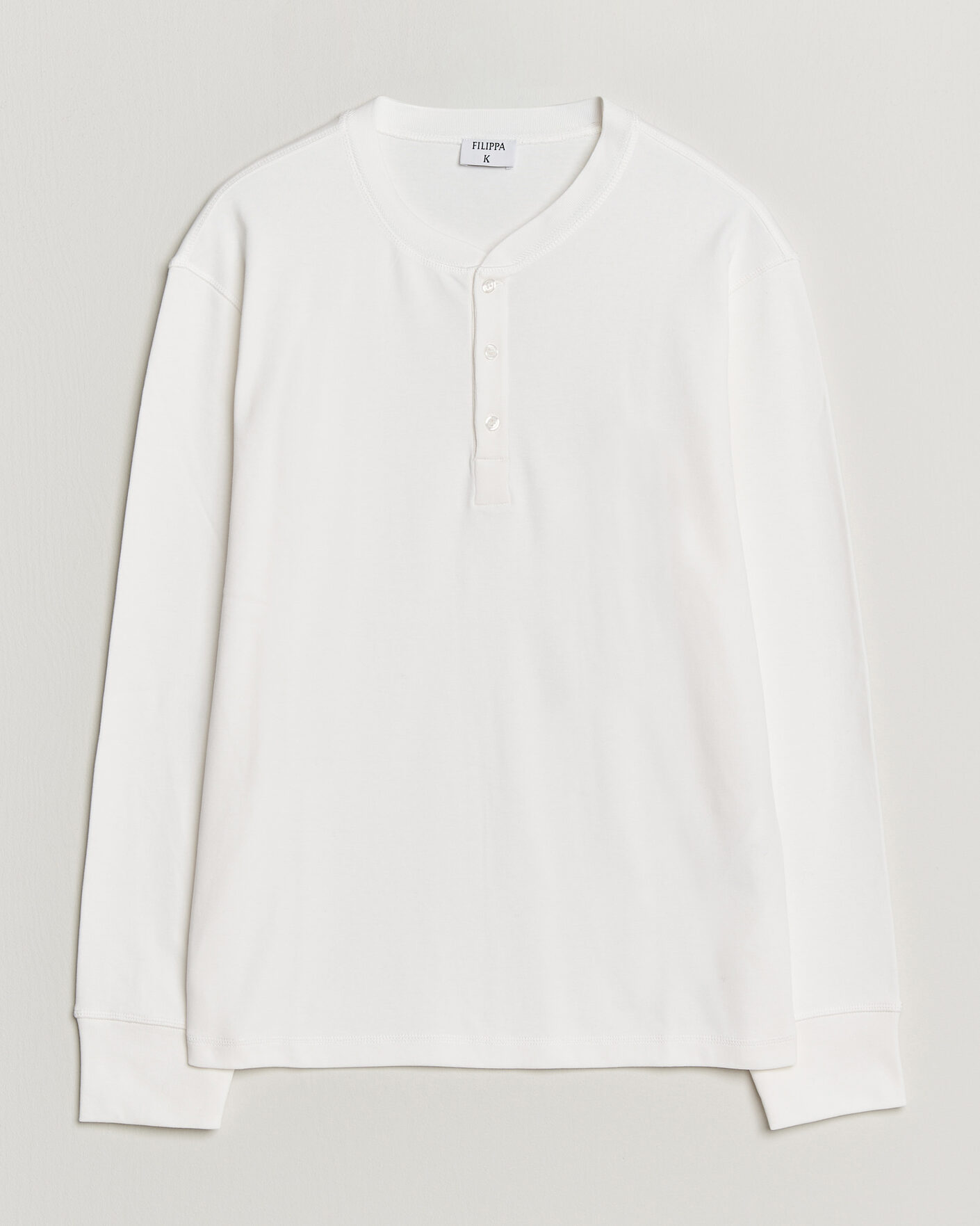 Uomini | Maglieria | Filippa K | Cotton Rib Henley White