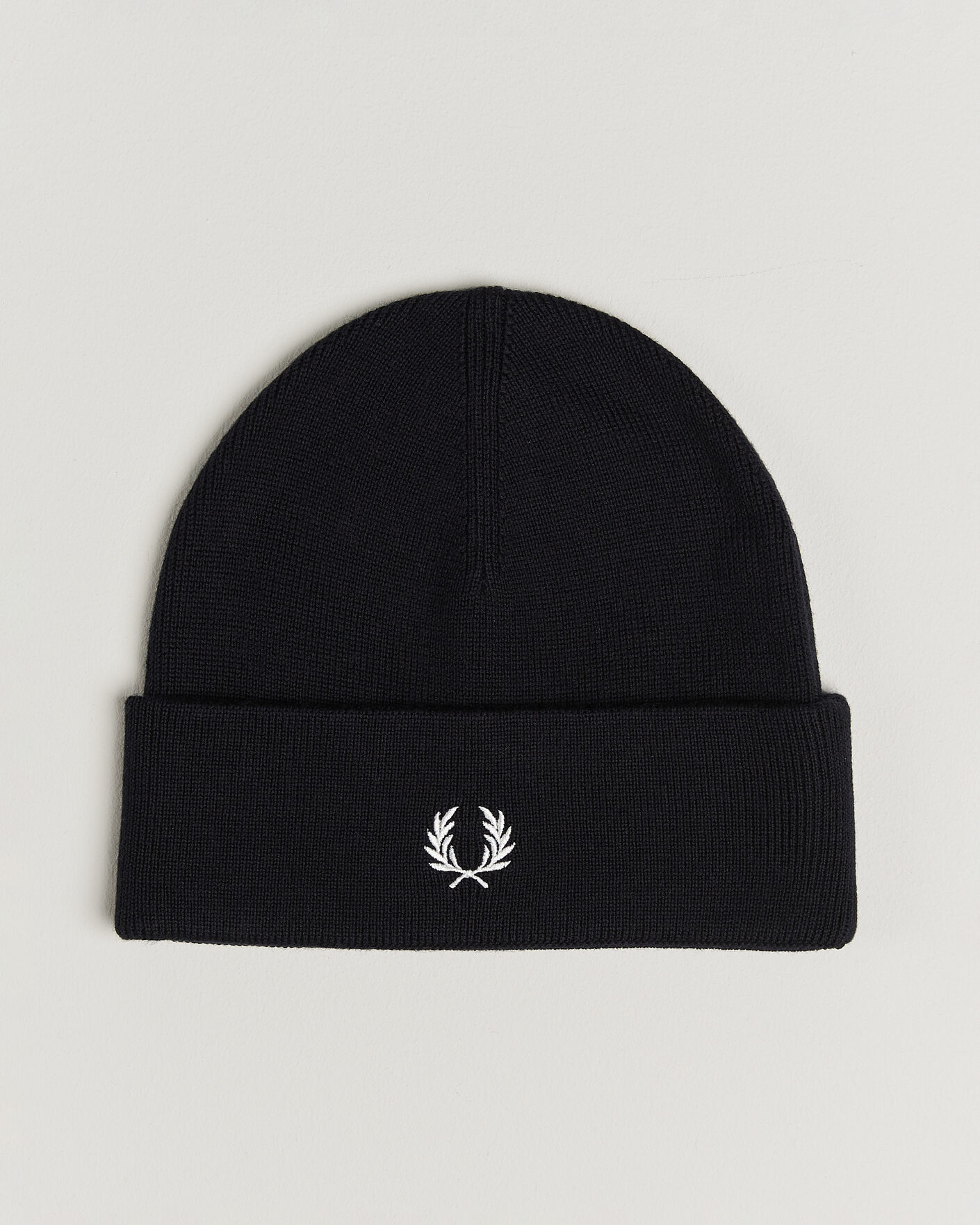 Uomini | Berretti | Fred Perry | Merino Wool Beanie Navy