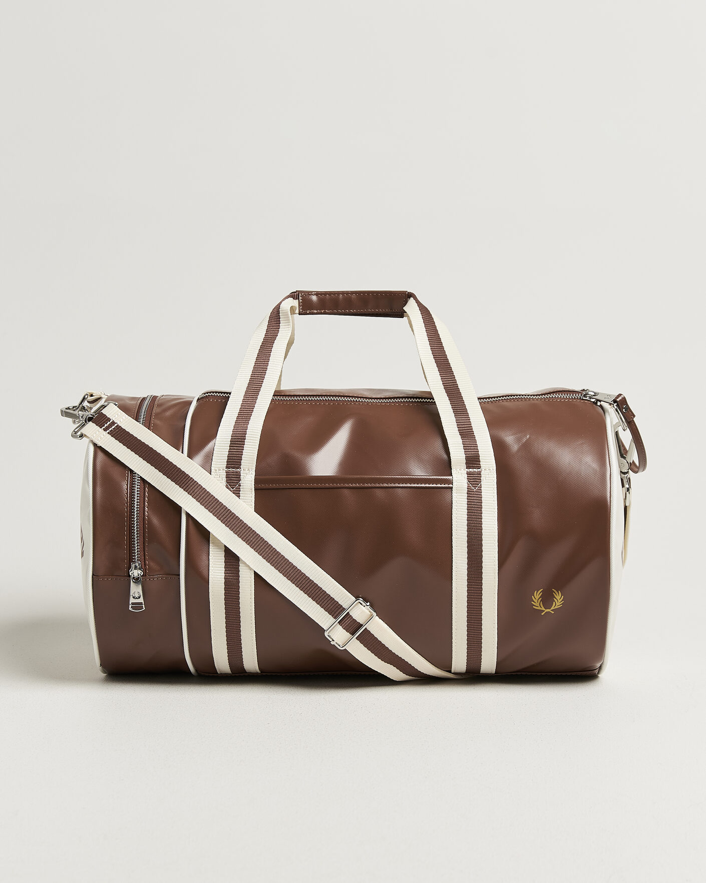 Uomini | Borse | Fred Perry | Classic Barrel Bag Tan