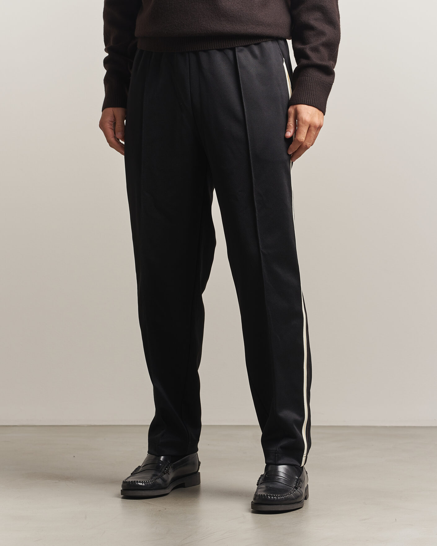 Uomini | Pantaloni | Fred Perry | Tipped Taped Track Pants Black