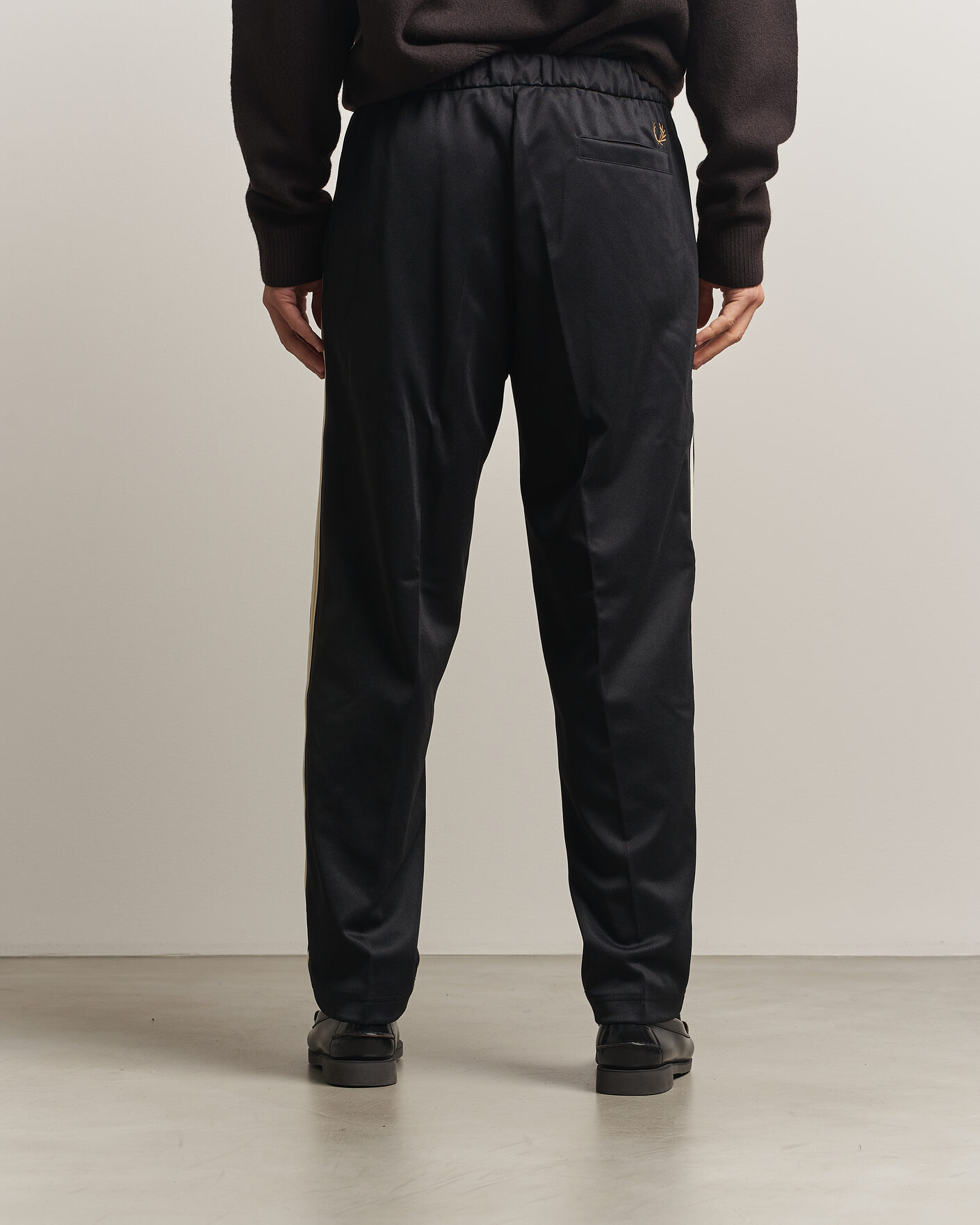 Uomini | Pantaloni | Fred Perry | Tipped Taped Track Pants Black
