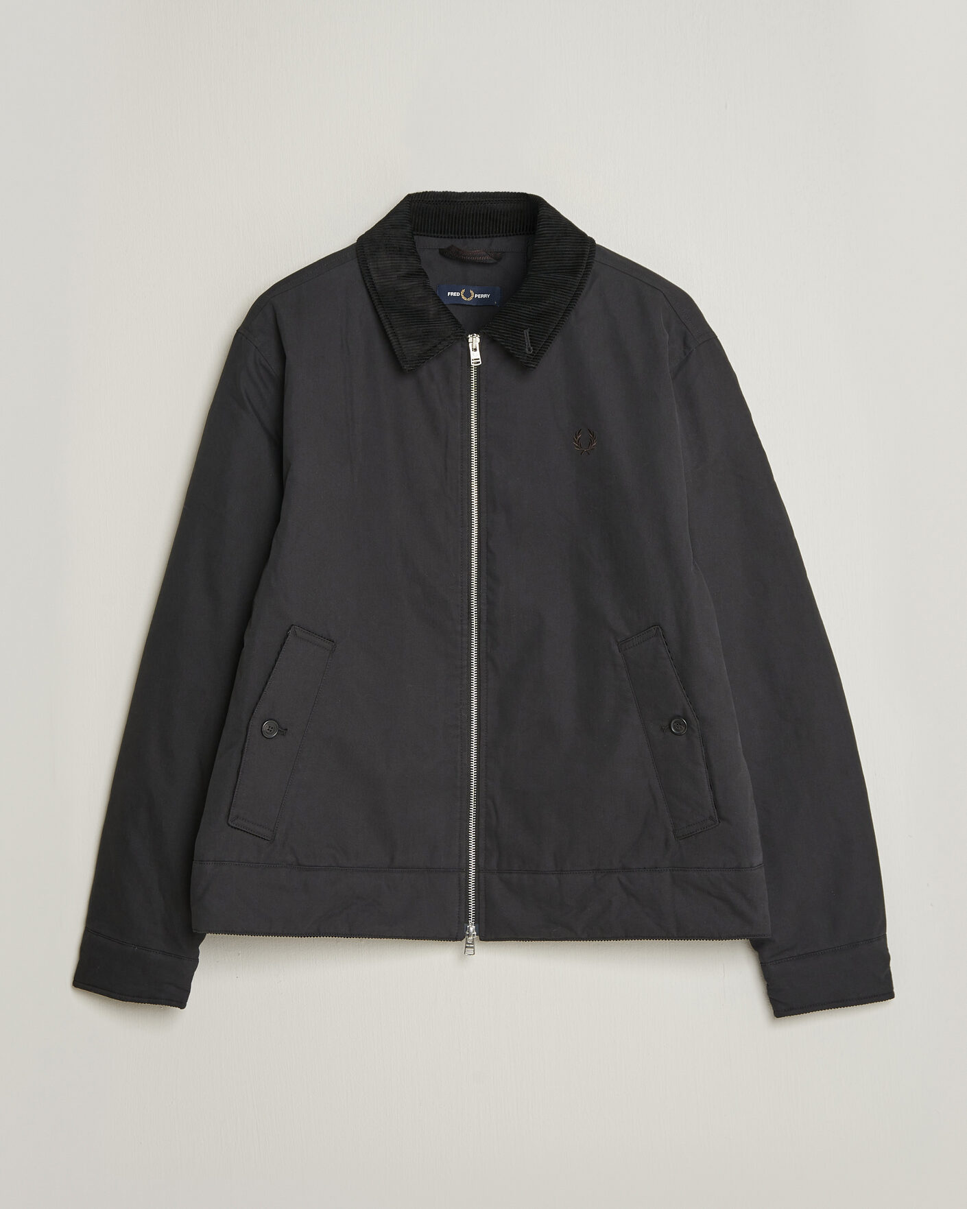Uomini | Giacche | Fred Perry | Cotton Caban Jacket Black