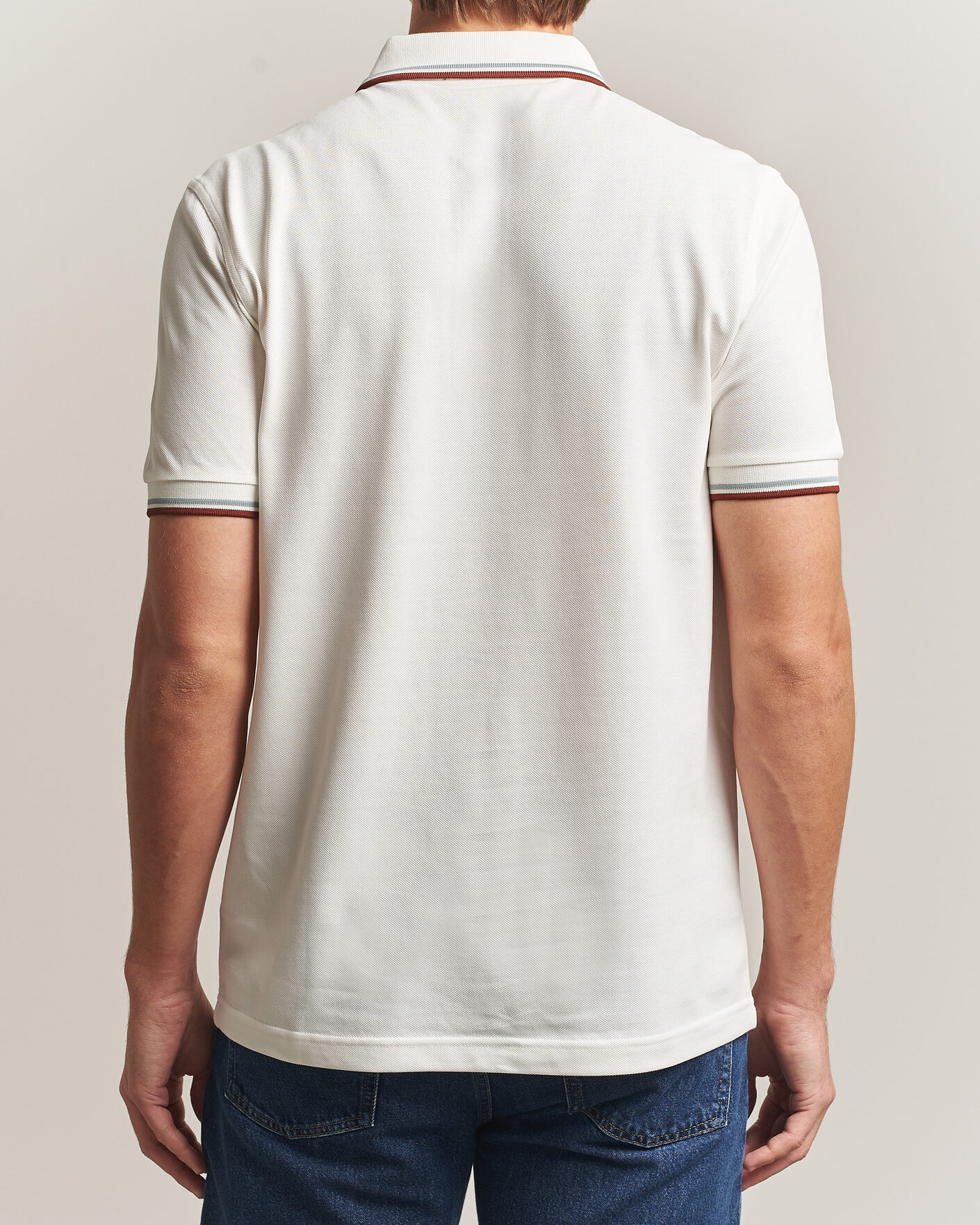 Uomini | Polo | Fred Perry | Twin Tipped Polo Shirt Ecru