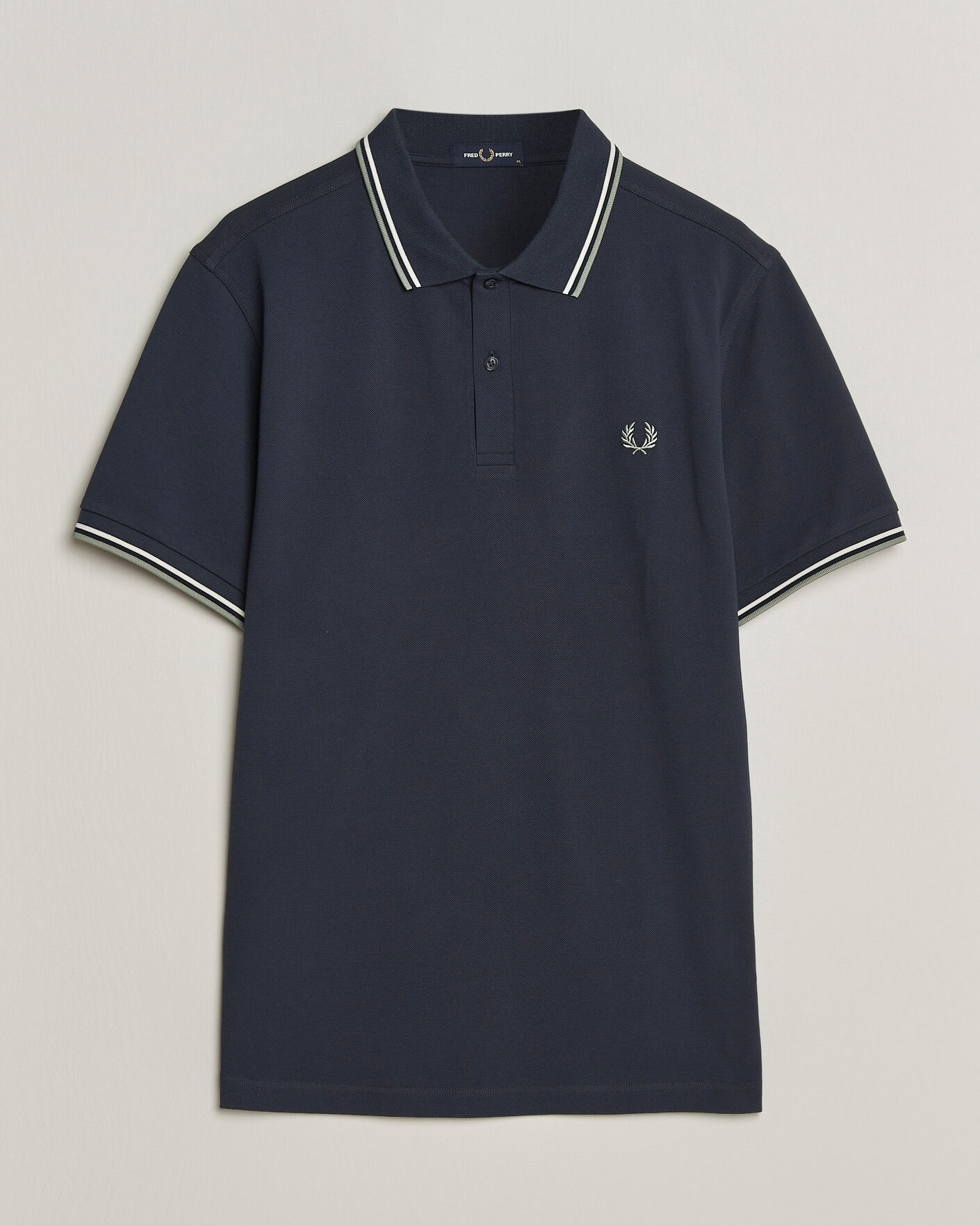 Uomini | Polo | Fred Perry | Twin Tipped Polo Shirt Dark Airforce
