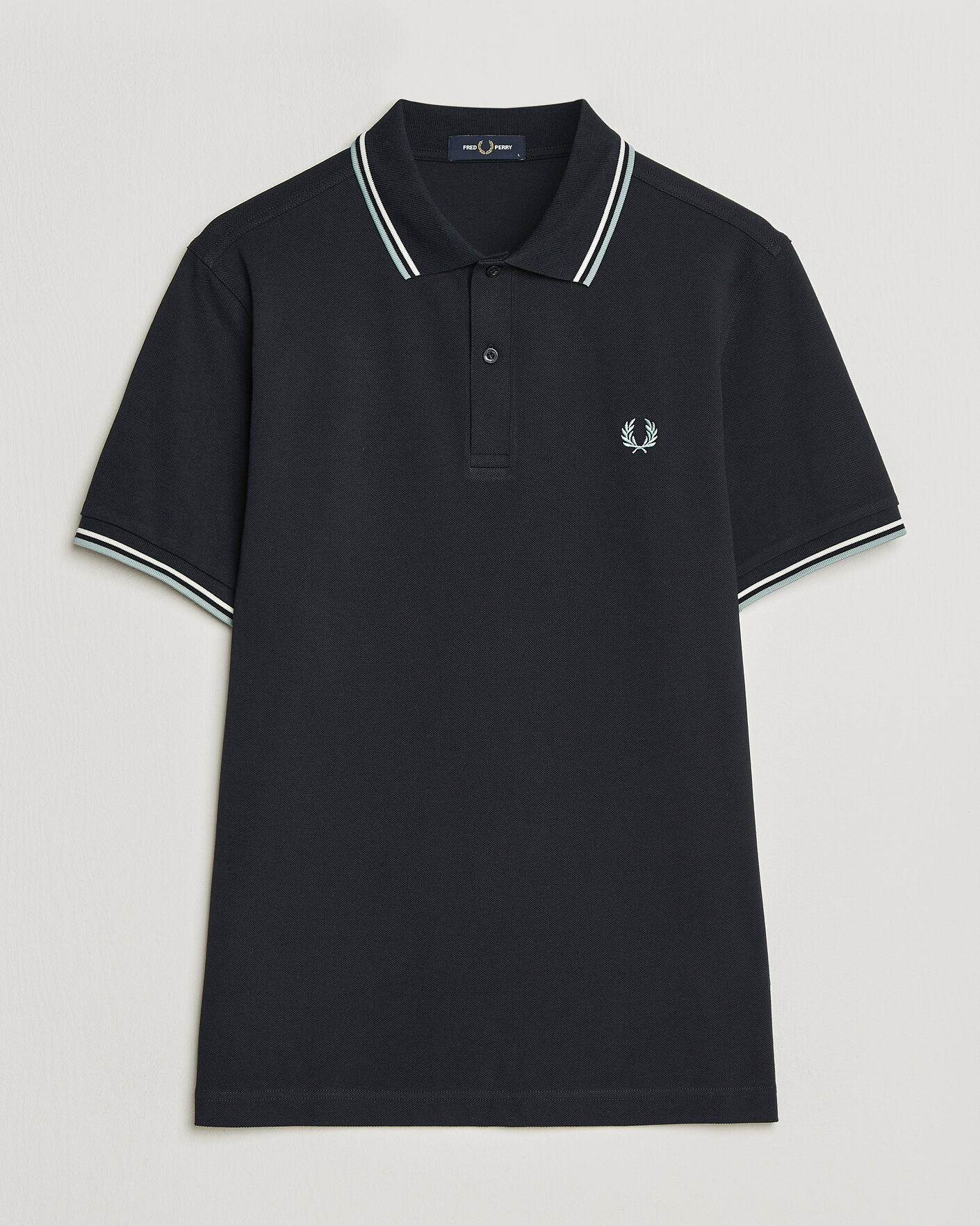 Uomini | Polo | Fred Perry | Twin Tipped Polo Shirt Navy