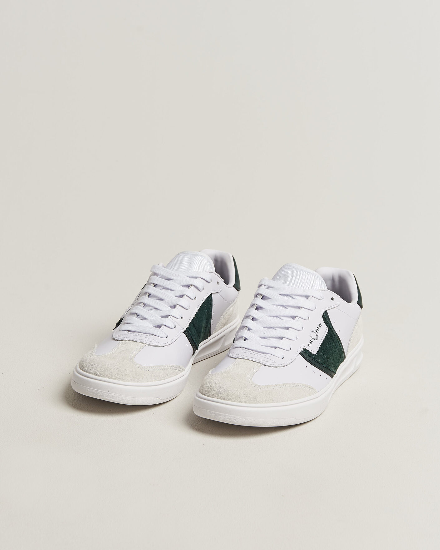 Uomini | Sneakers | Fred Perry | B4 Leather/Suede Sneaker White