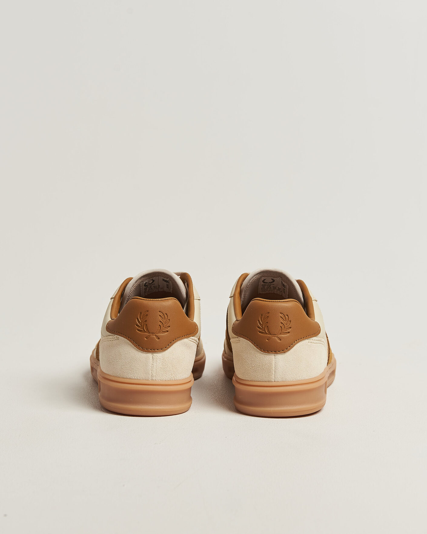 Uomini | Sneakers | Fred Perry | B4 Leather/Suede Sneaker Oatmeal