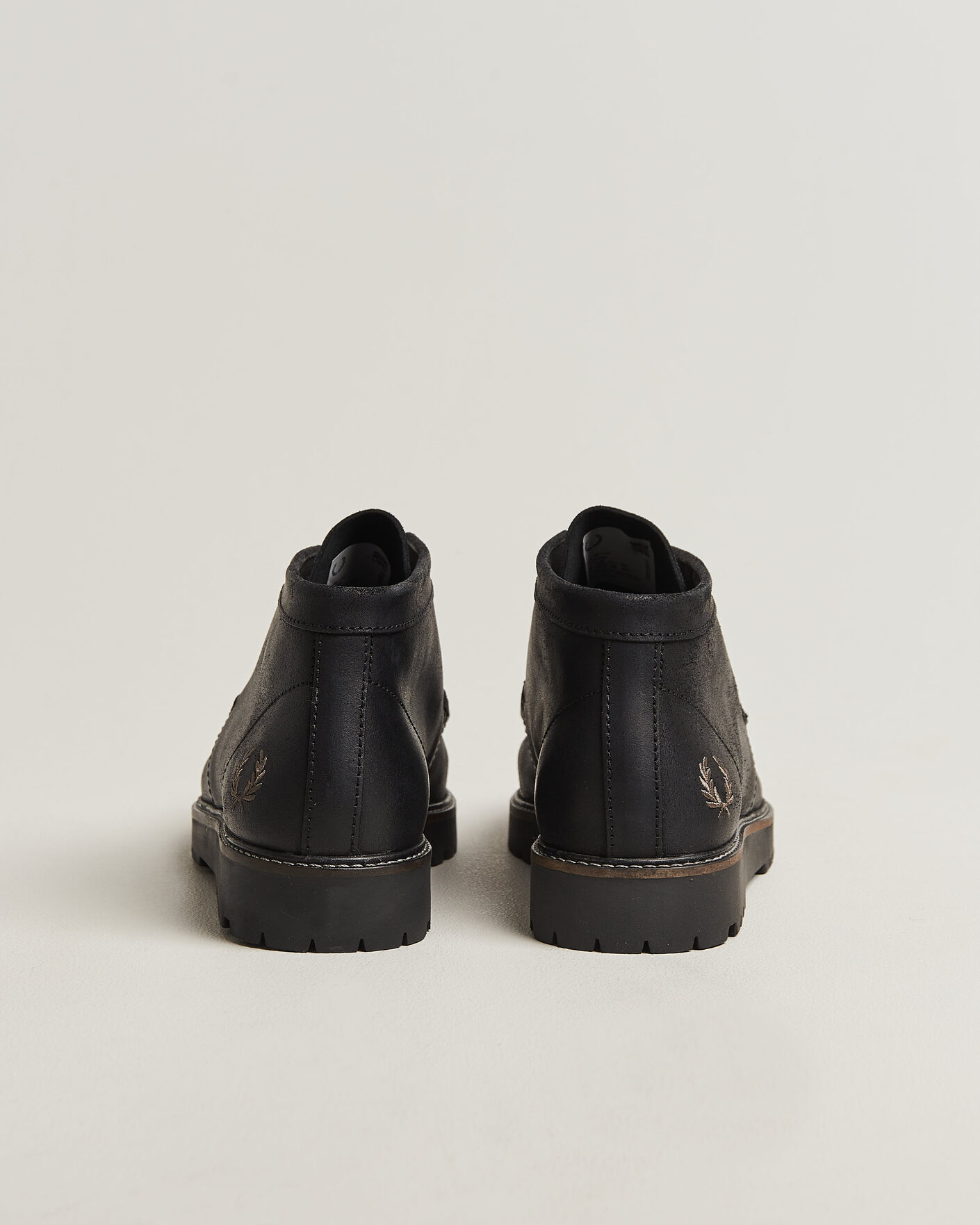Uomini | Stivali | Fred Perry | Kenney Waxed Suede Chukka Boot Black