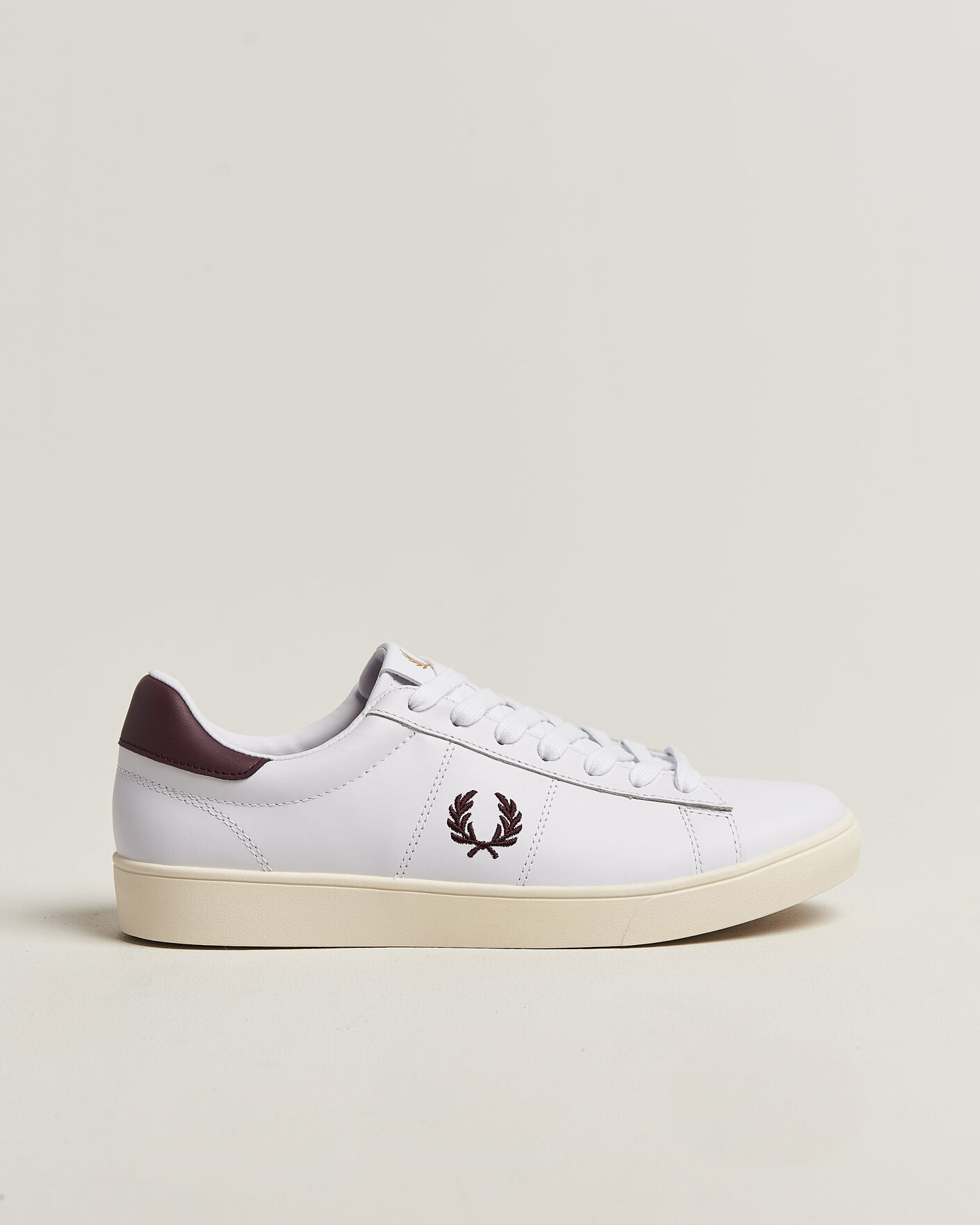 Uomini | Sneakers | Fred Perry | Spencer Leather Sneaker White