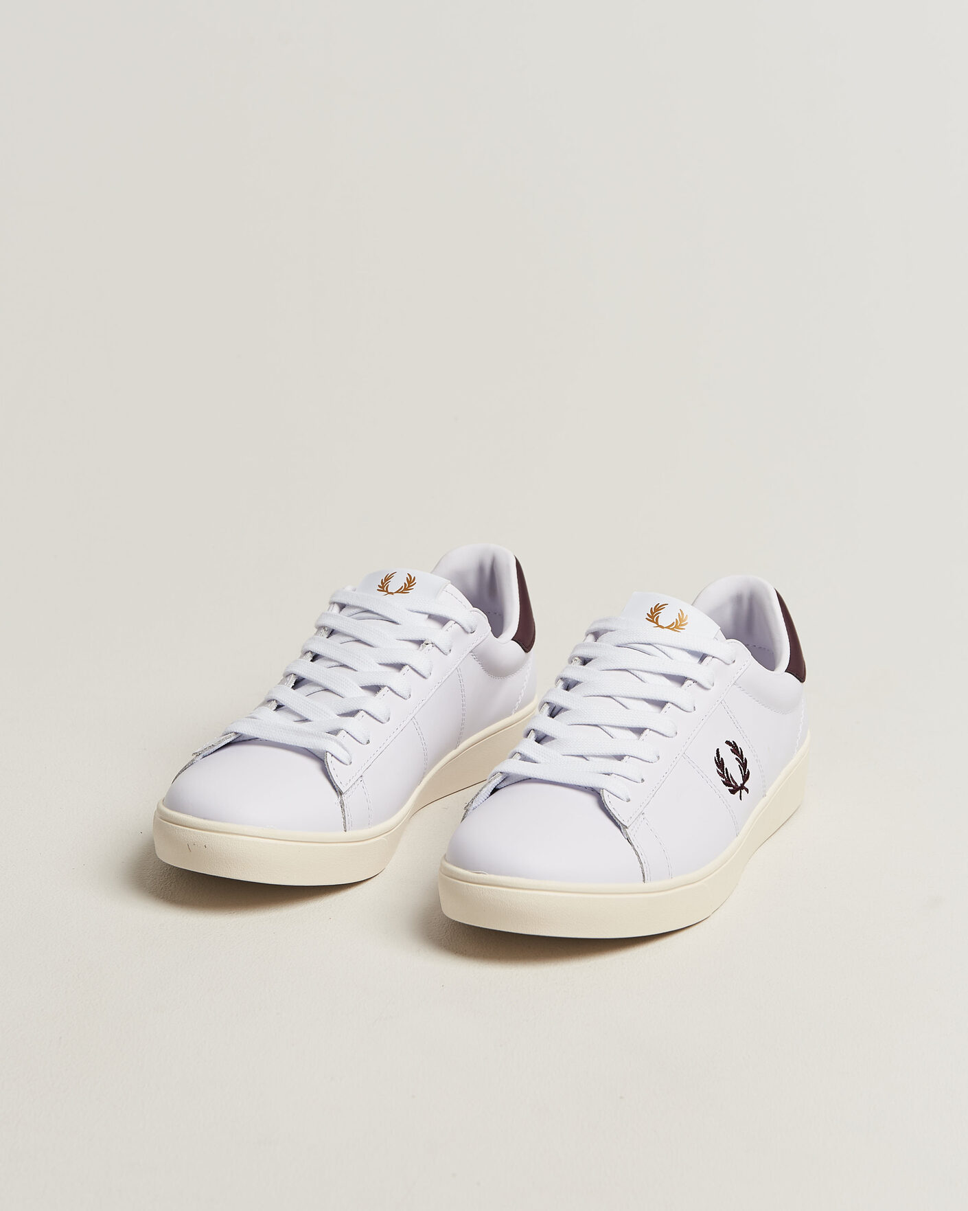 Uomini | Sneakers | Fred Perry | Spencer Leather Sneaker White