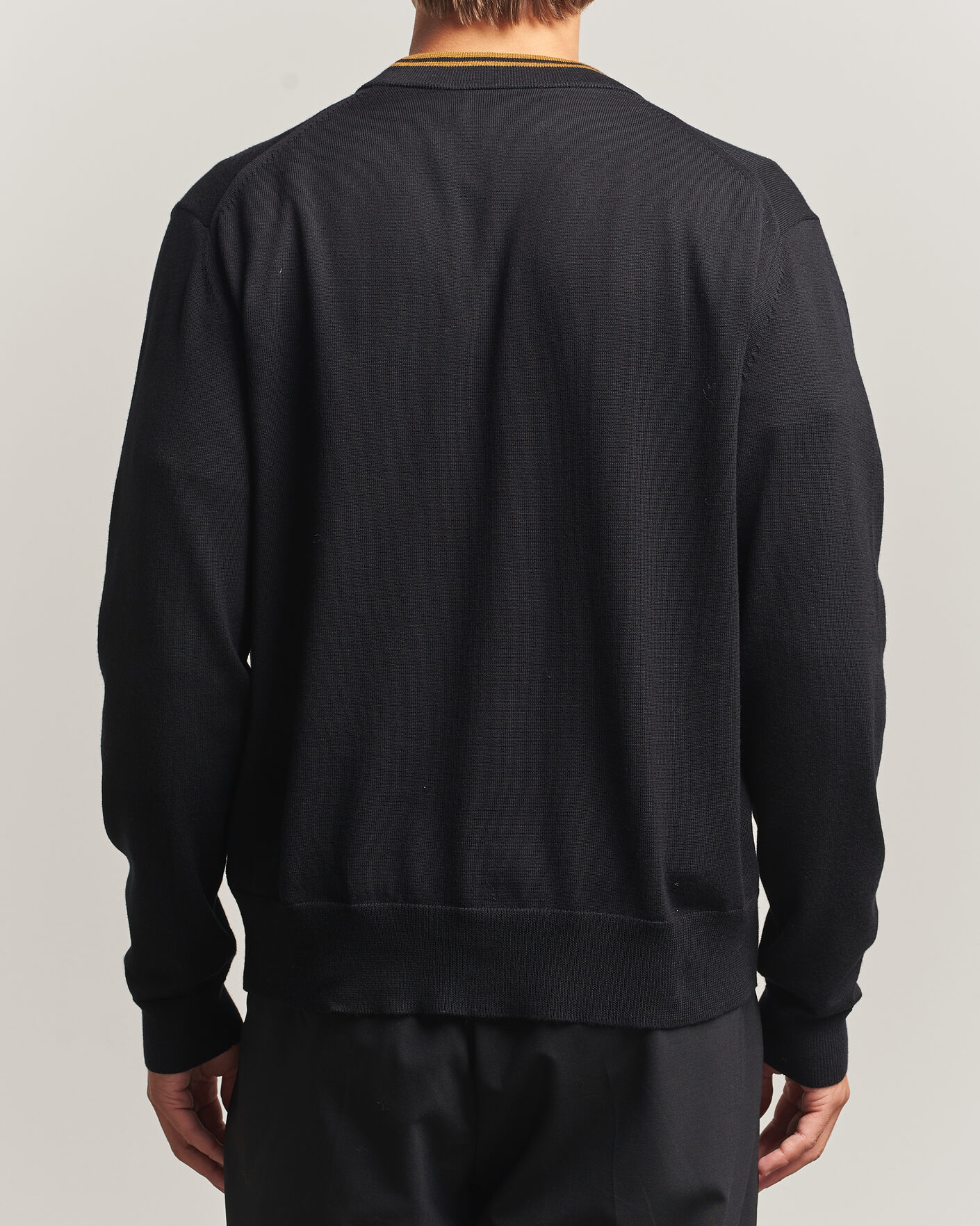 Uomini | Maglieria | Fred Perry | Classic Knitted Cardigan Black