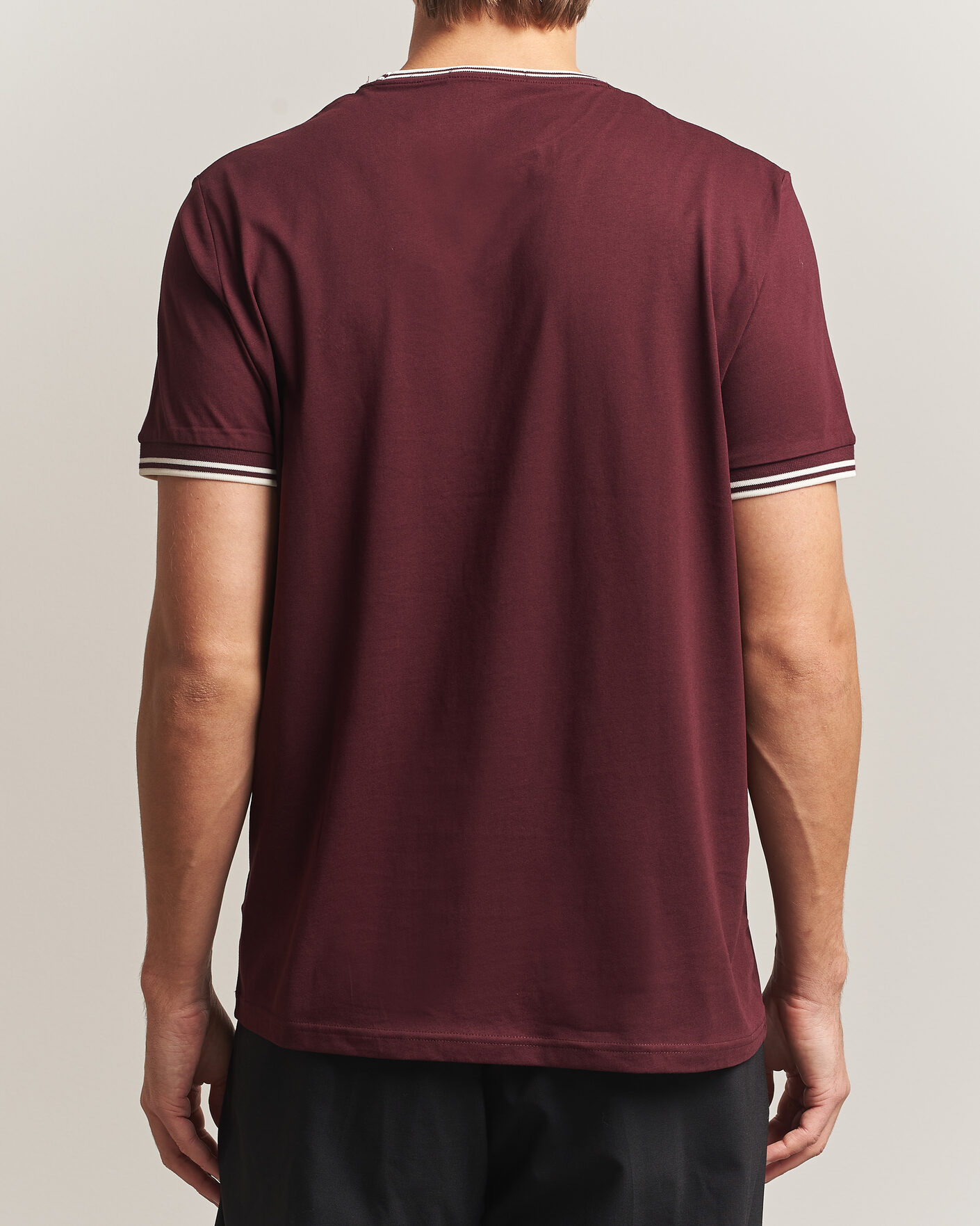 Uomini | T-shirt | Fred Perry | Twin Tipped T-Shirt Oxblood