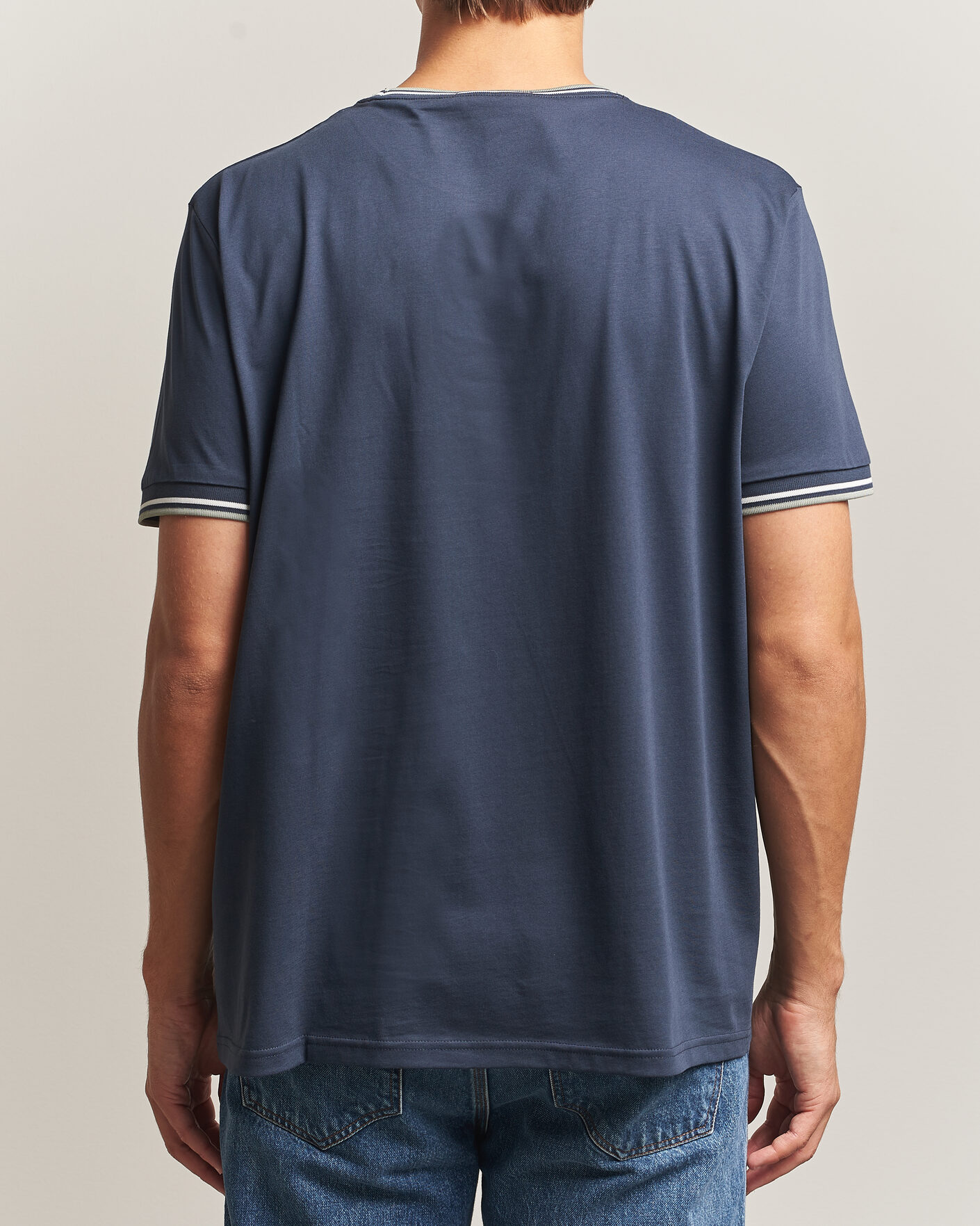 Uomini | T-shirt | Fred Perry | Twin Tipped T-Shirt Dark Airforce