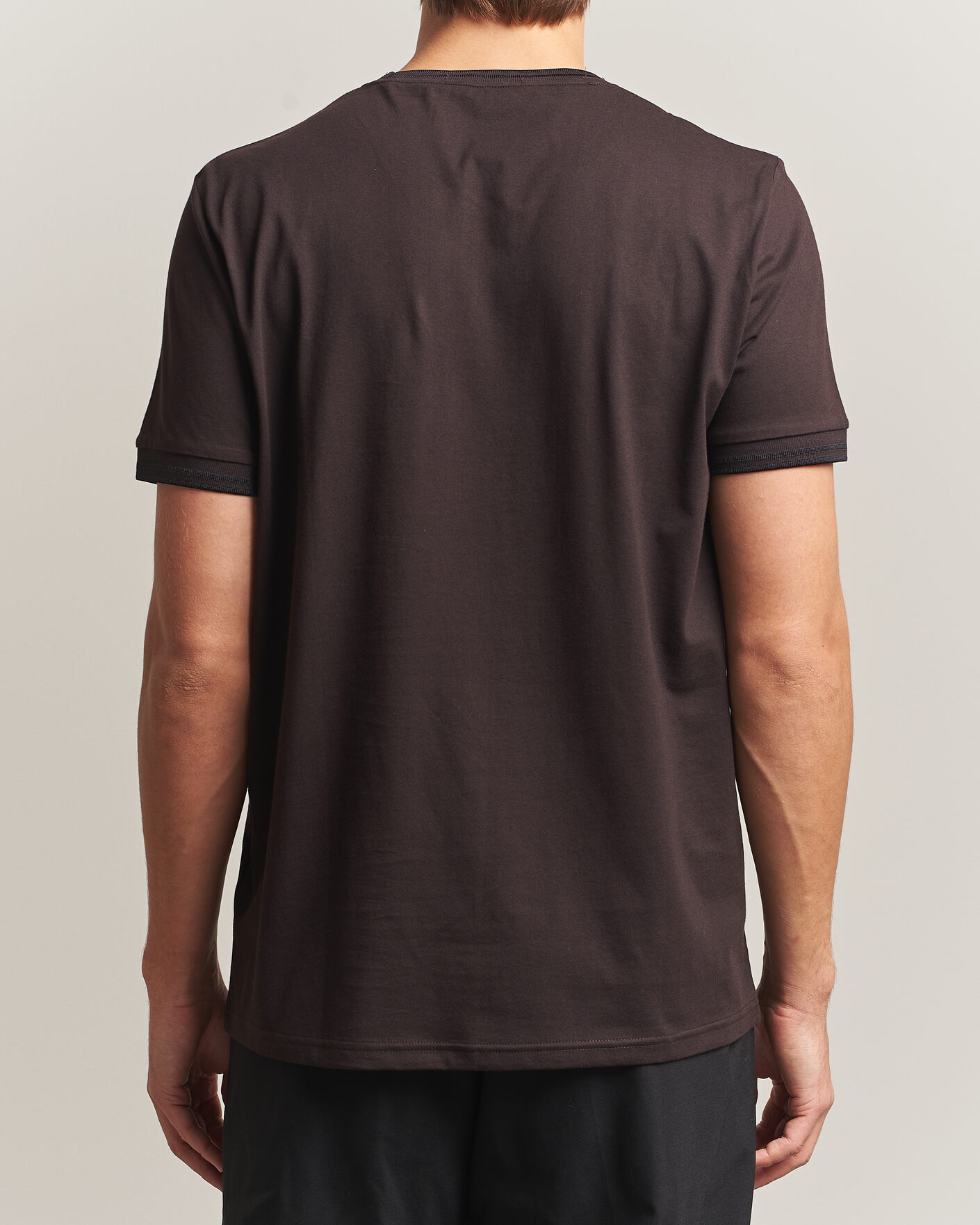 Uomini | T-shirt | Fred Perry | Twin Tipped T-Shirt Rich Brown