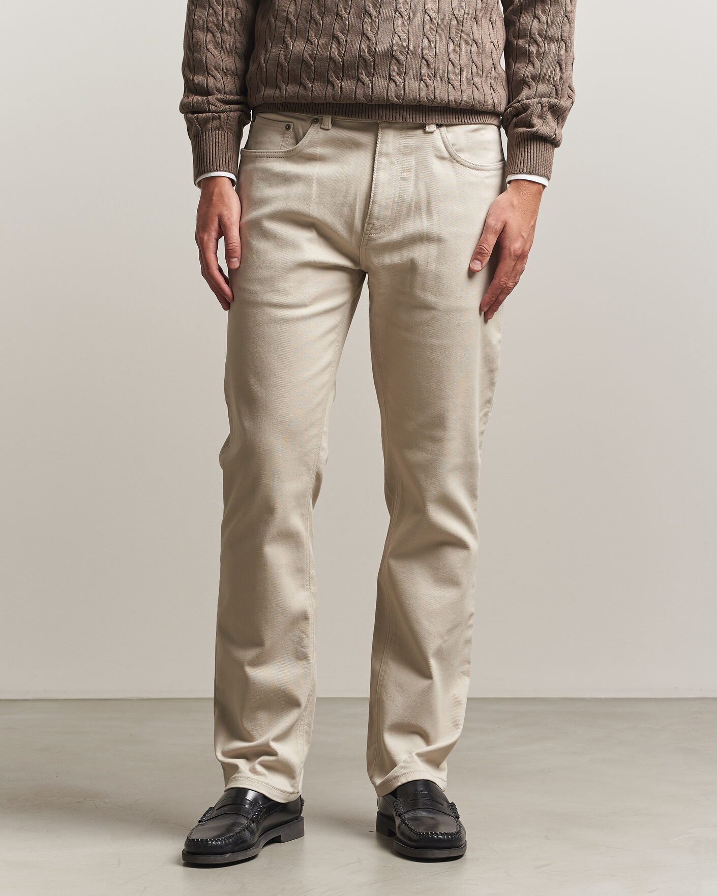 Uomini | Pantaloni | Gant | Regular Fit Soft Twill 5-Pocket Pants Clay Beige