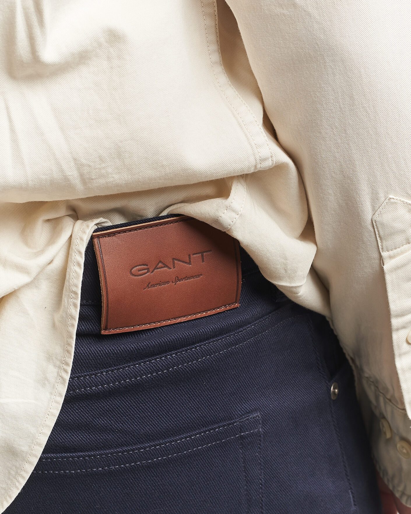 Uomini | Pantaloni | Gant | Regular Fit Soft Twill 5-Pocket Pants Evening Blue