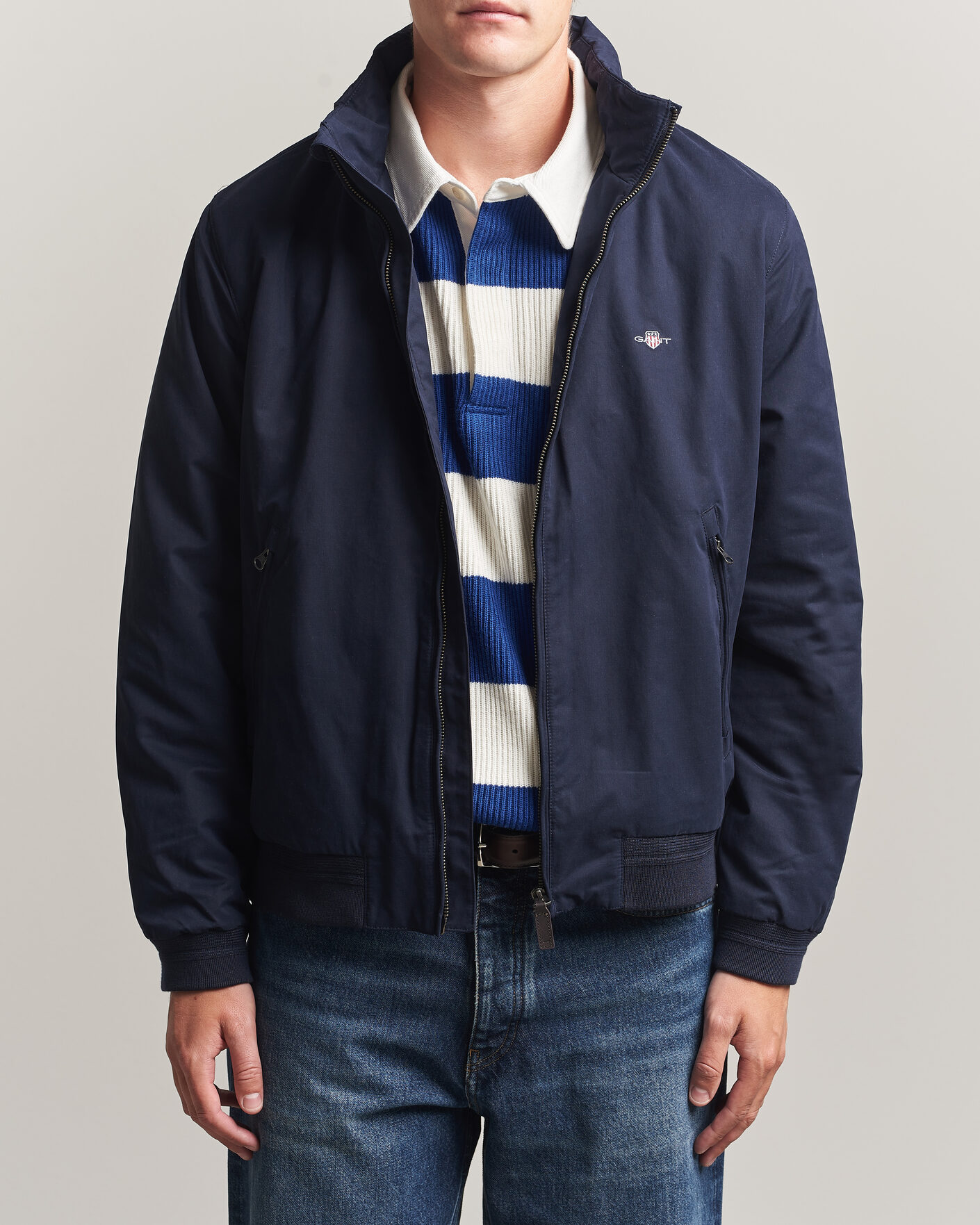 Uomini | Giacche | Gant | Hampshire Jacket Evening Blue