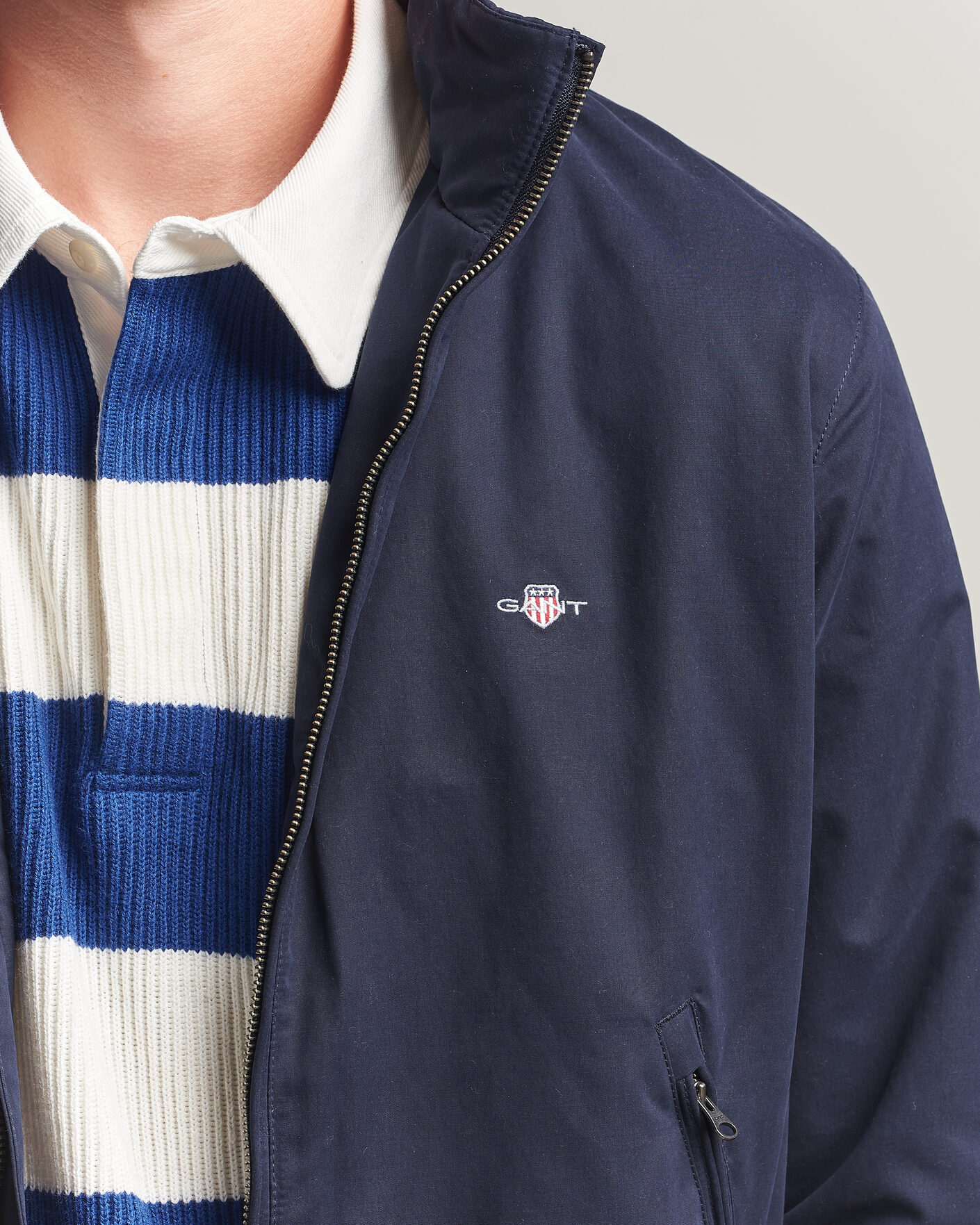 Uomini | Giacche | Gant | Hampshire Jacket Evening Blue