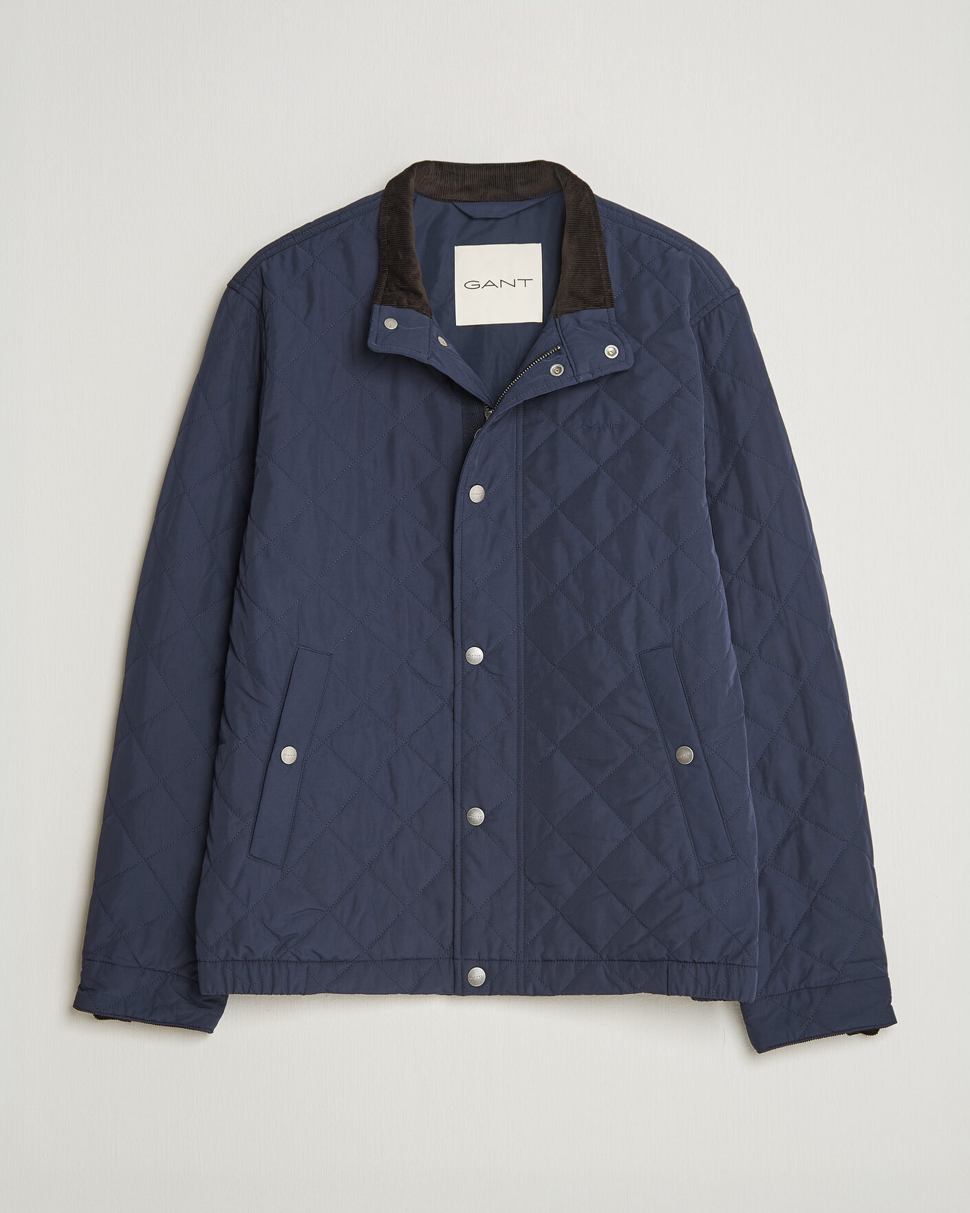 Uomini | Giacche | Gant | Classic Quilted Jacket Evening Blue