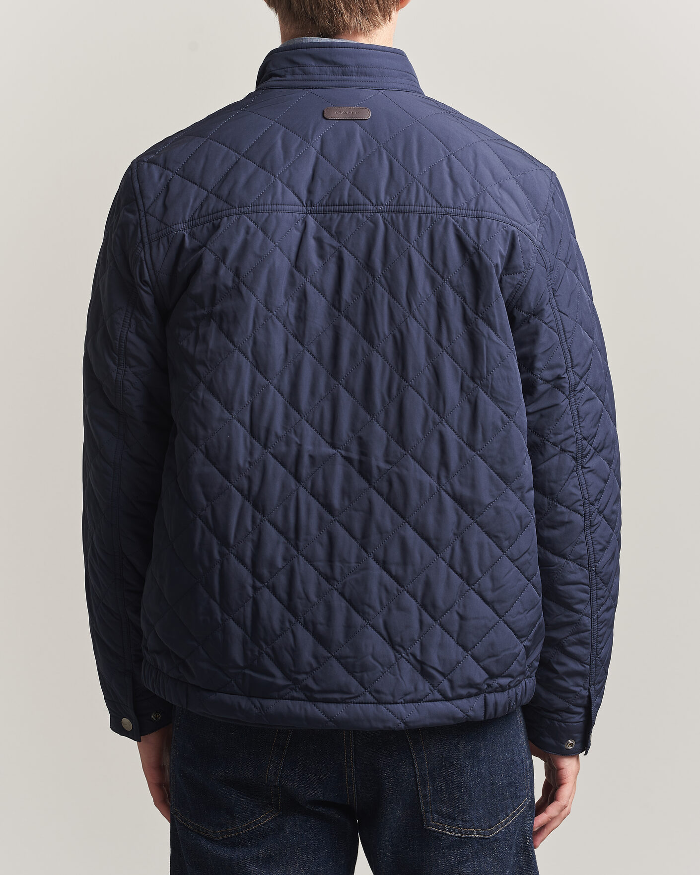 Uomini | Giacche | Gant | Classic Quilted Jacket Evening Blue