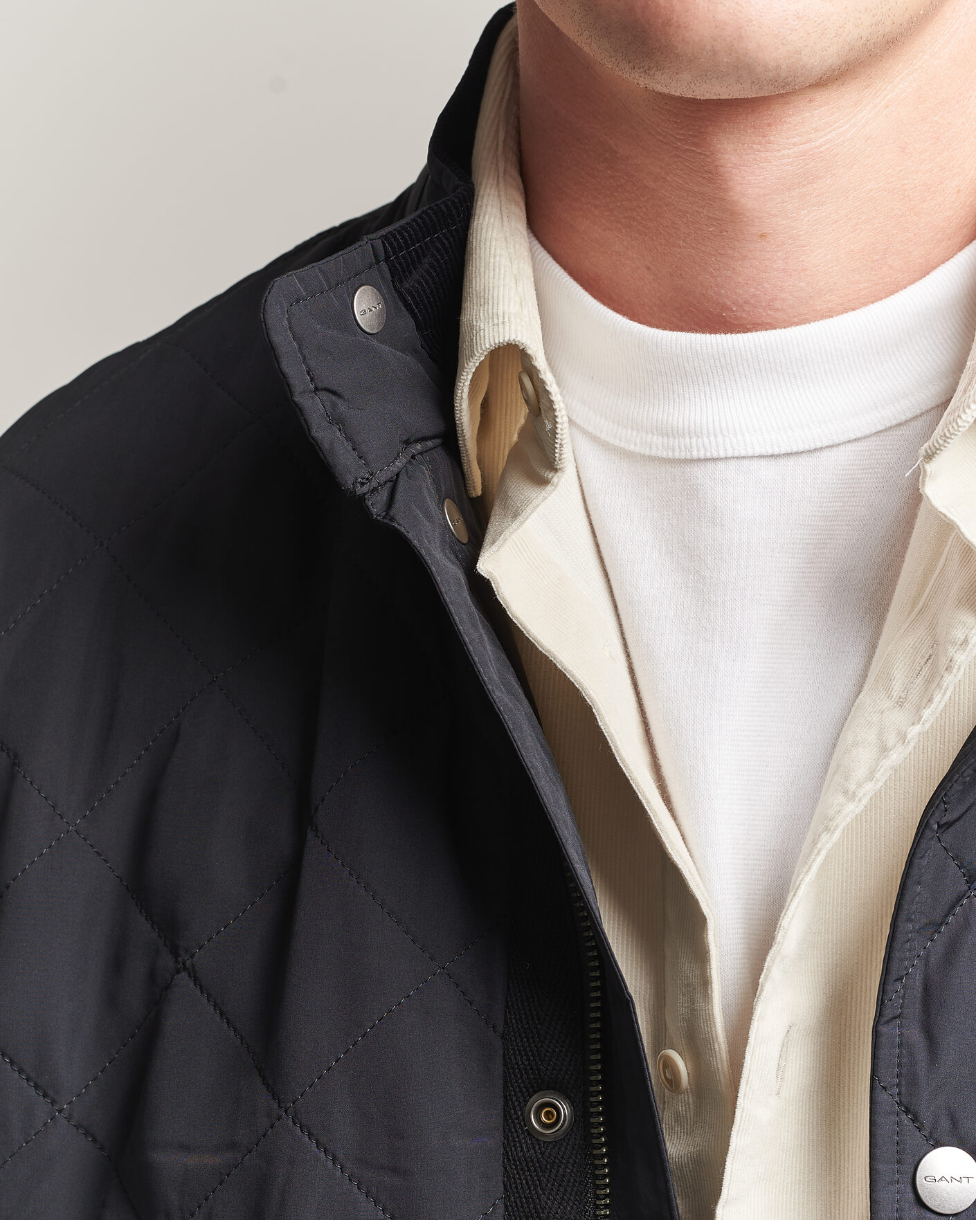 Uomini | Giacche | Gant | Classic Quilted Jacket Black
