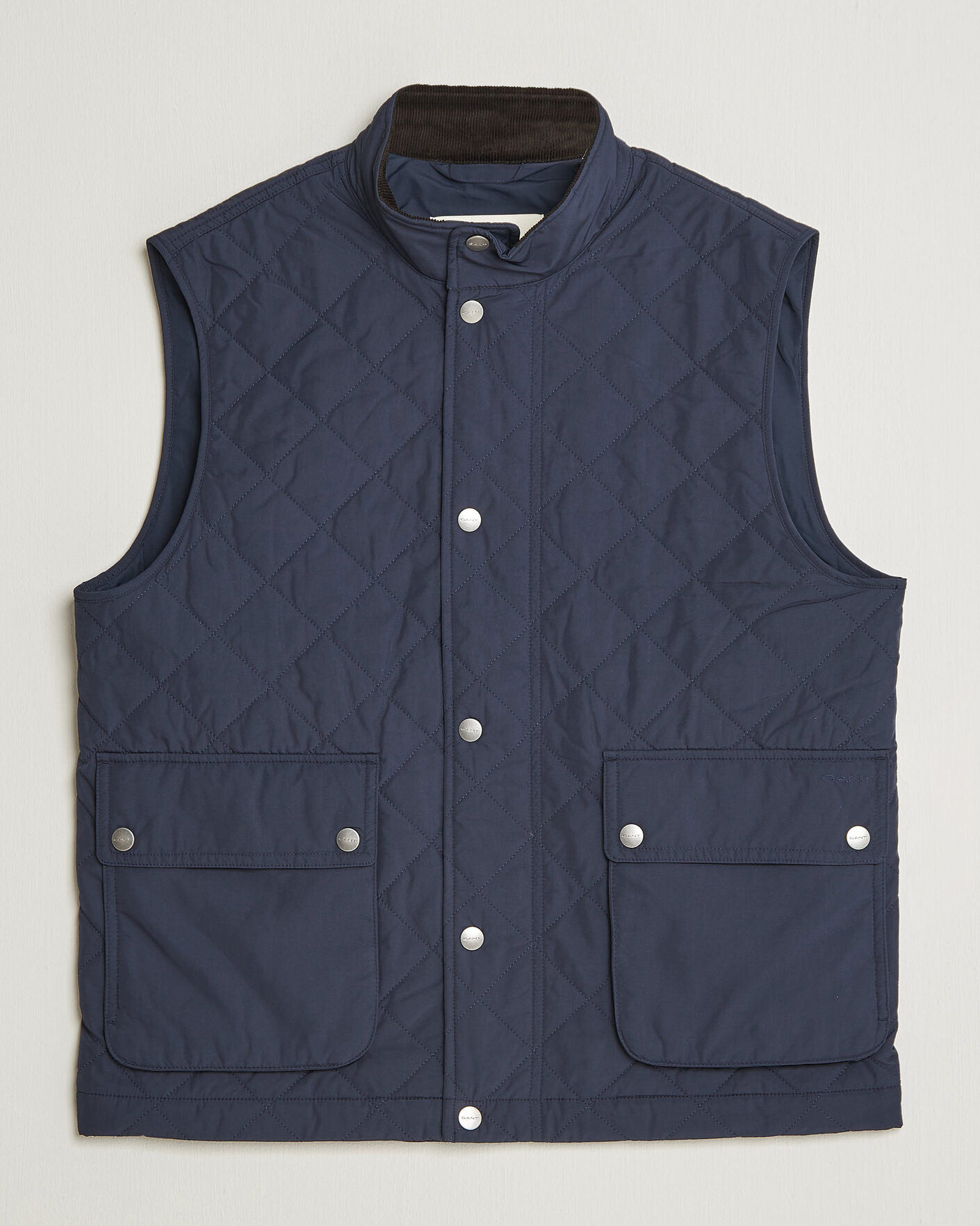 Uomini | Gilet | Gant | Classic Quilted Vest Evening Blue
