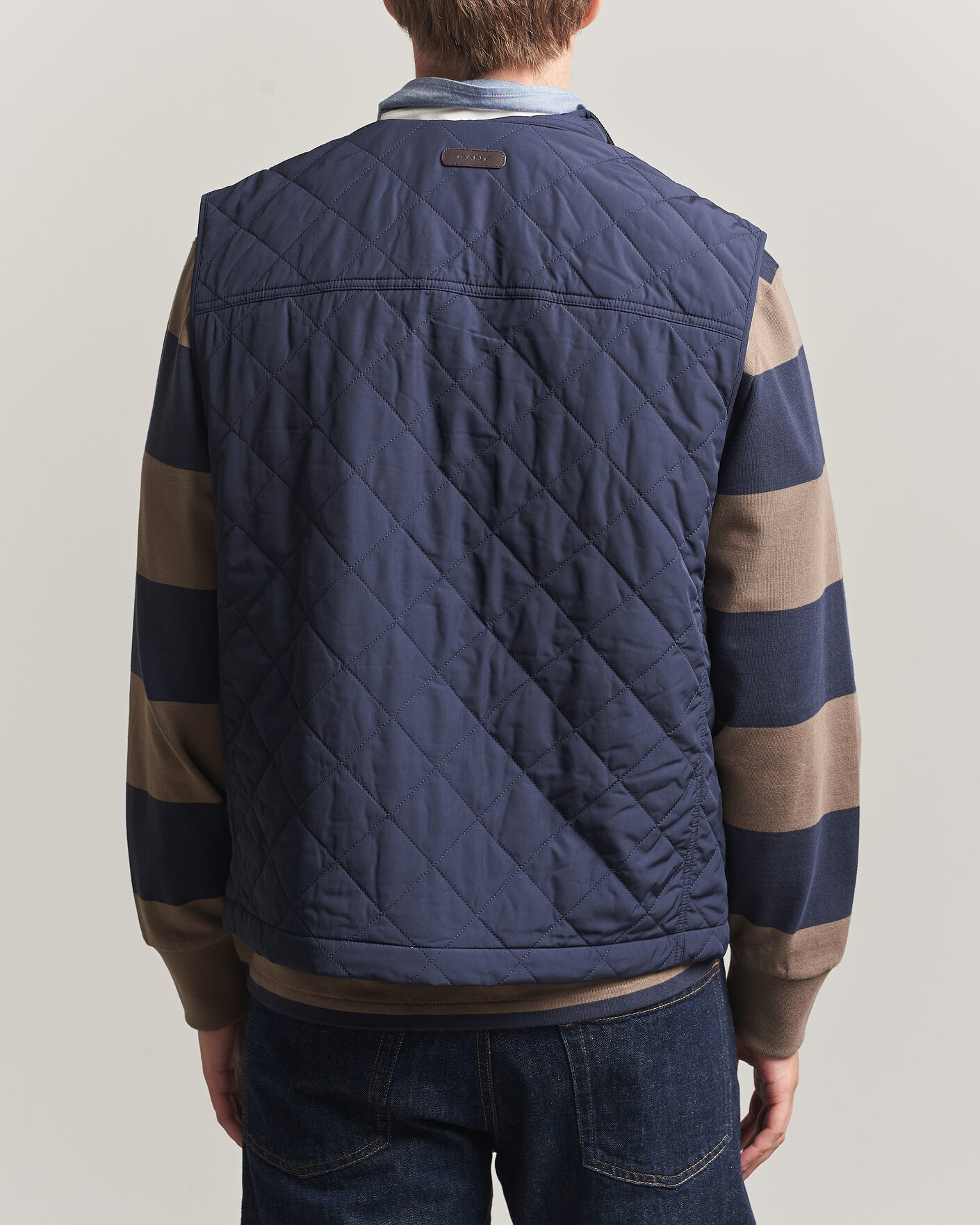 Uomini | Gilet | Gant | Classic Quilted Vest Evening Blue