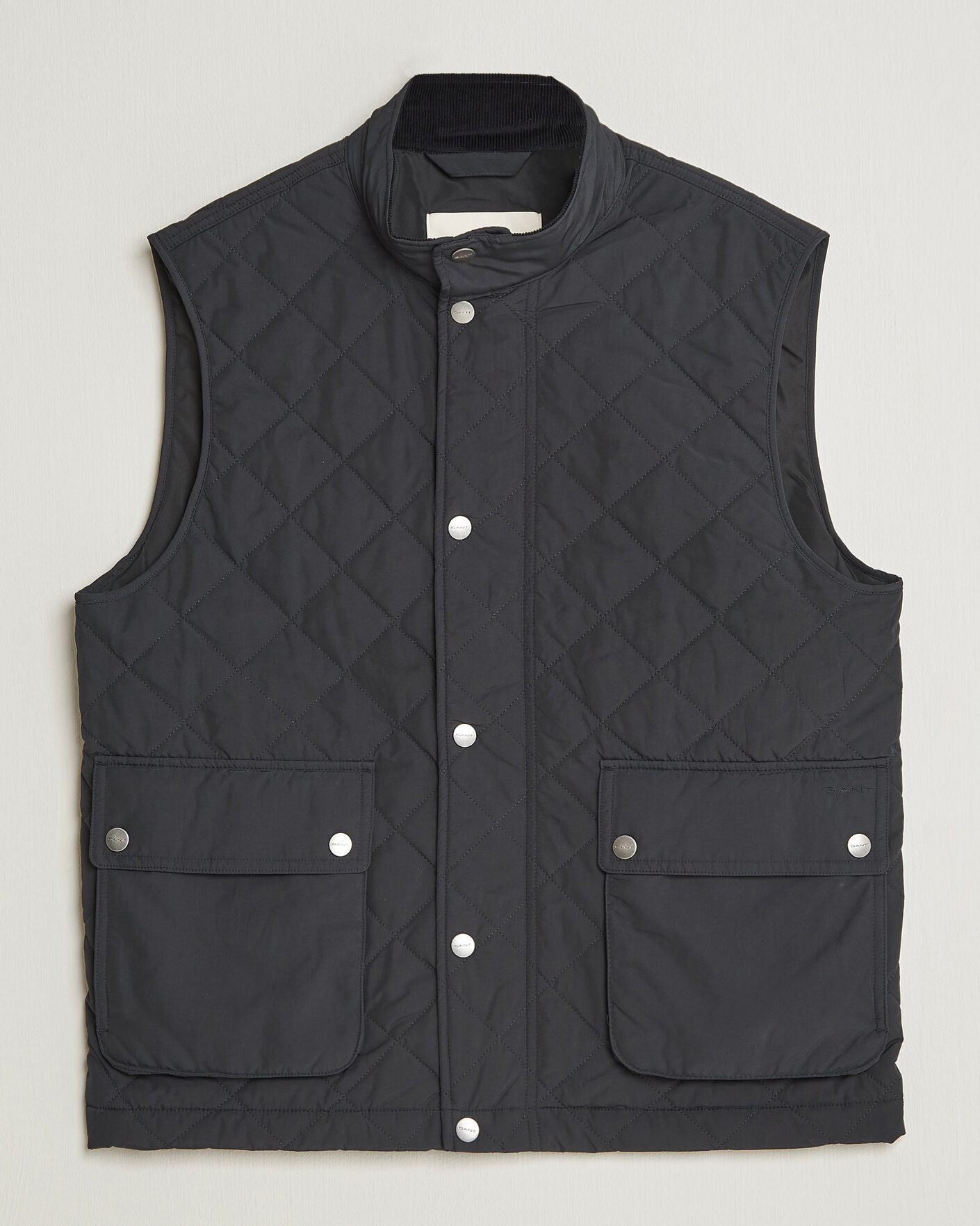 Uomini | Gilet | Gant | Classic Quilted Vest Black