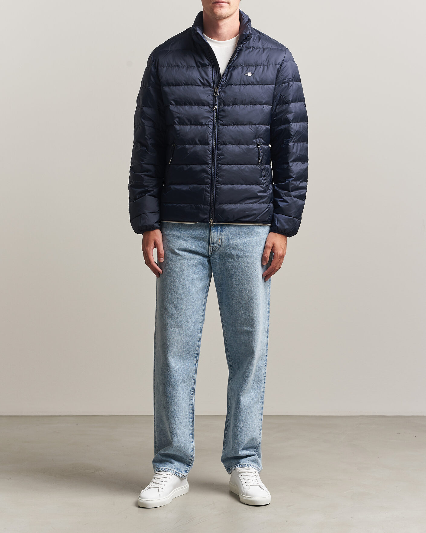 Uomini | Giacche | Gant | Light Down Jacket Evening Blue