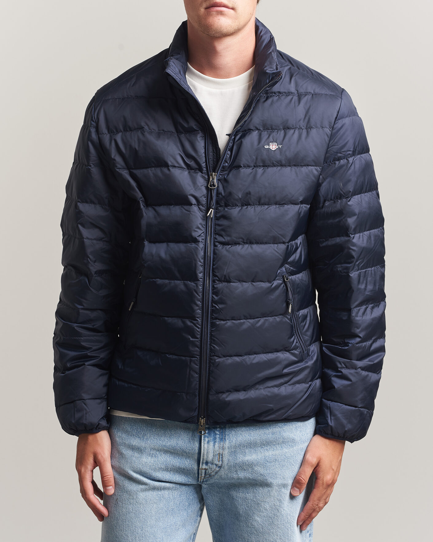 Uomini | Giacche | Gant | Light Down Jacket Evening Blue