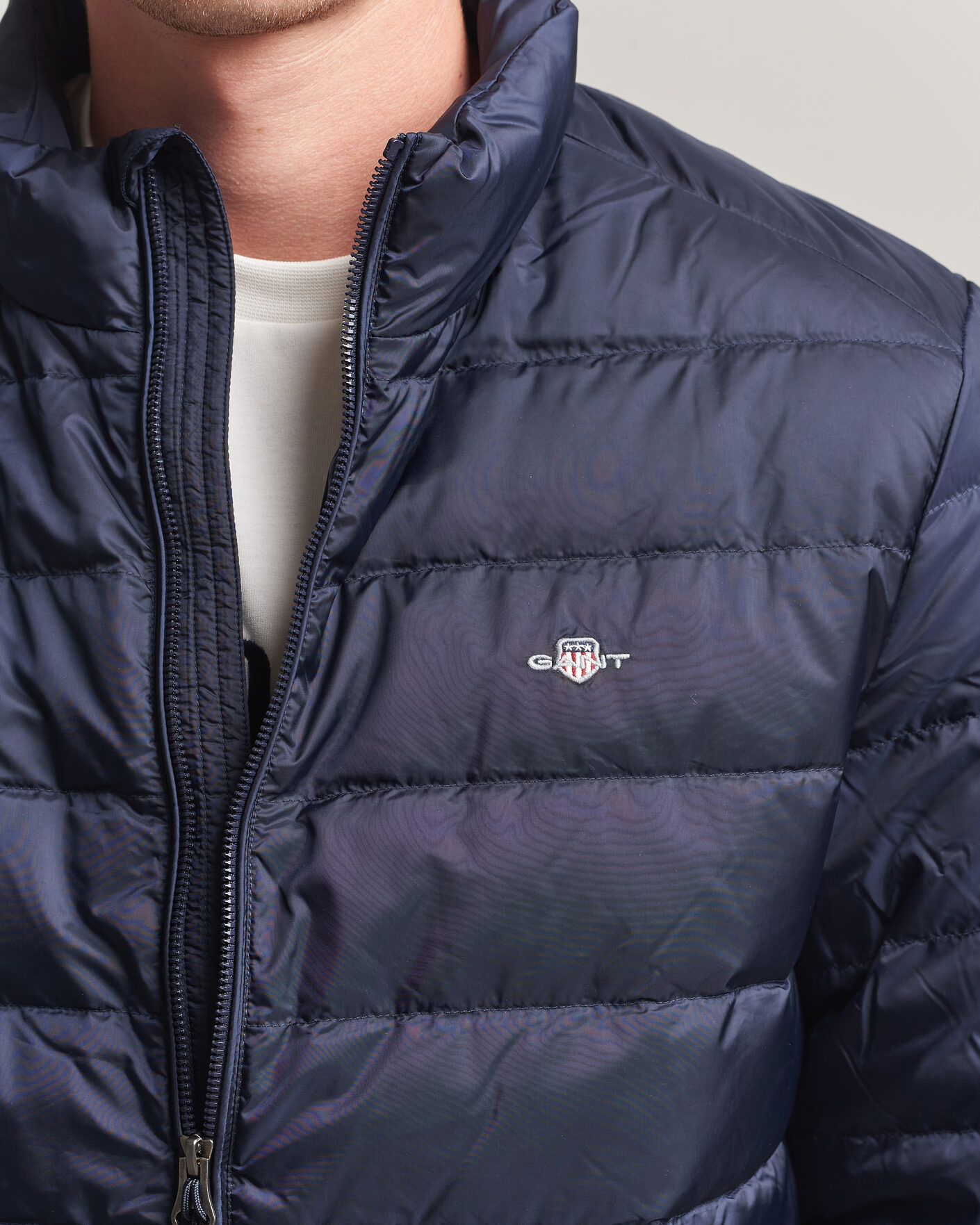 Uomini | Giacche | Gant | Light Down Jacket Evening Blue