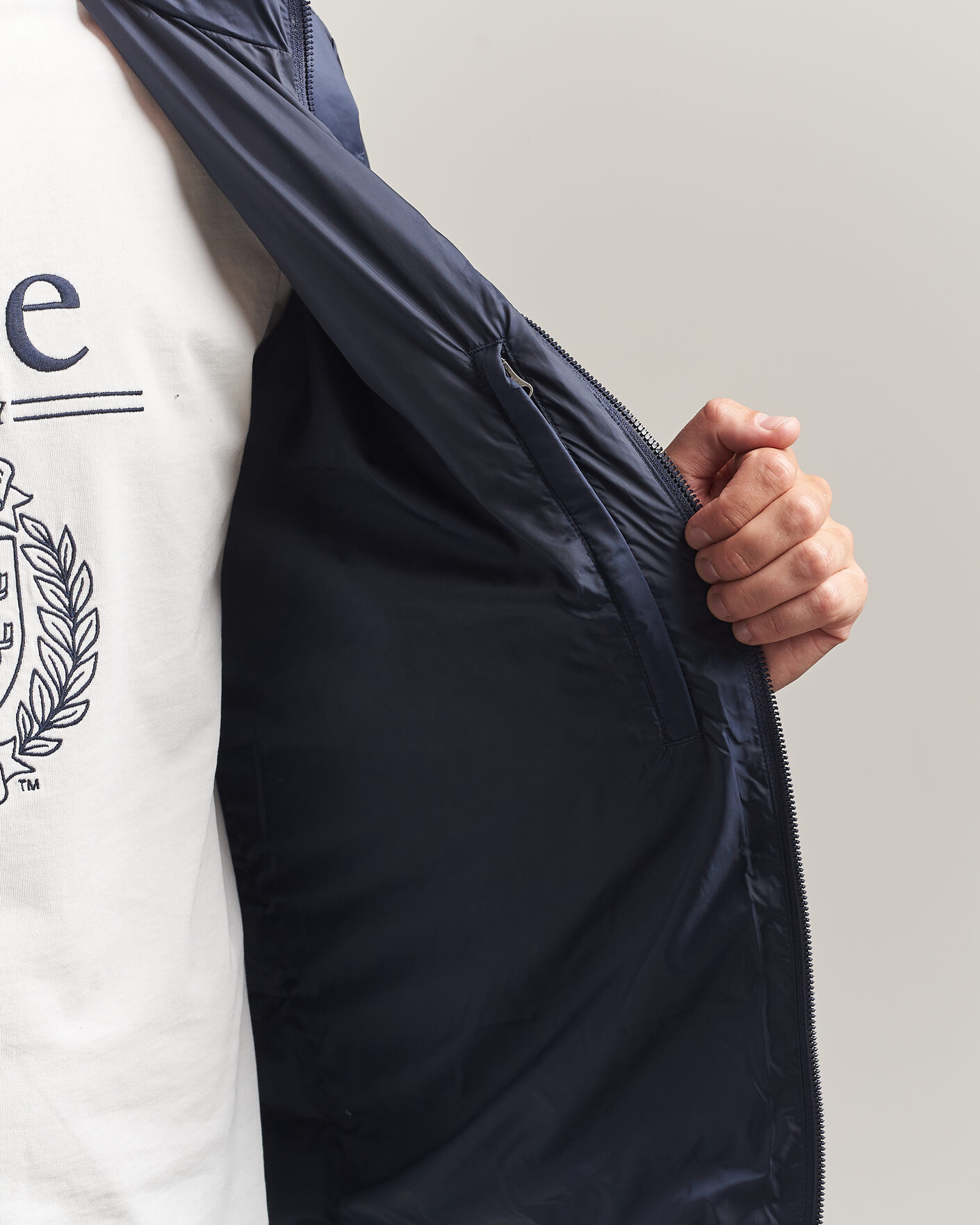Uomini | Giacche | Gant | Light Down Jacket Evening Blue