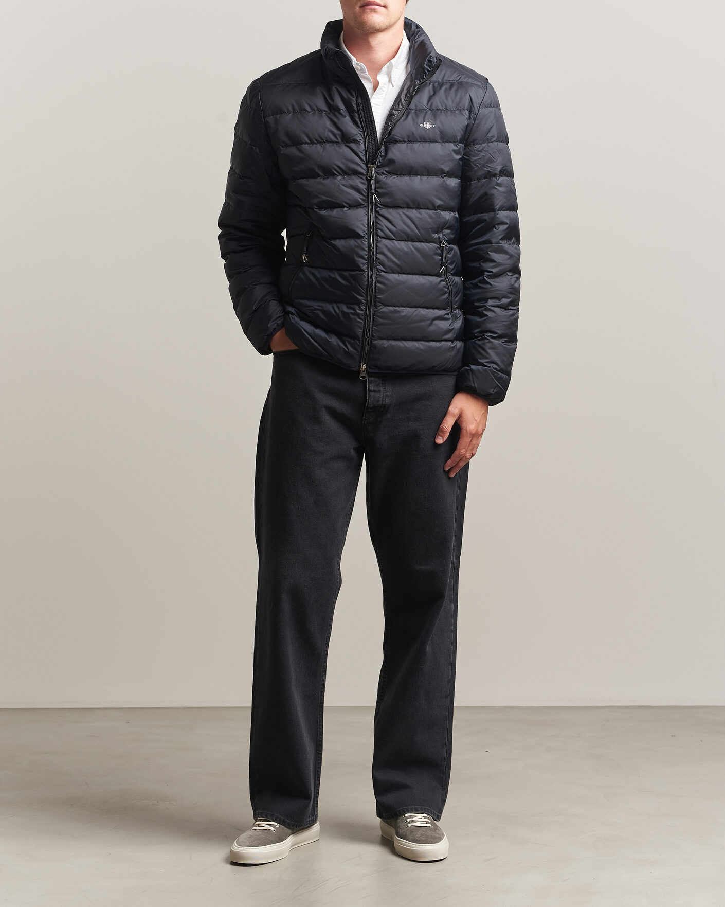 Uomini | Giacche | Gant | Light Down Jacket Black