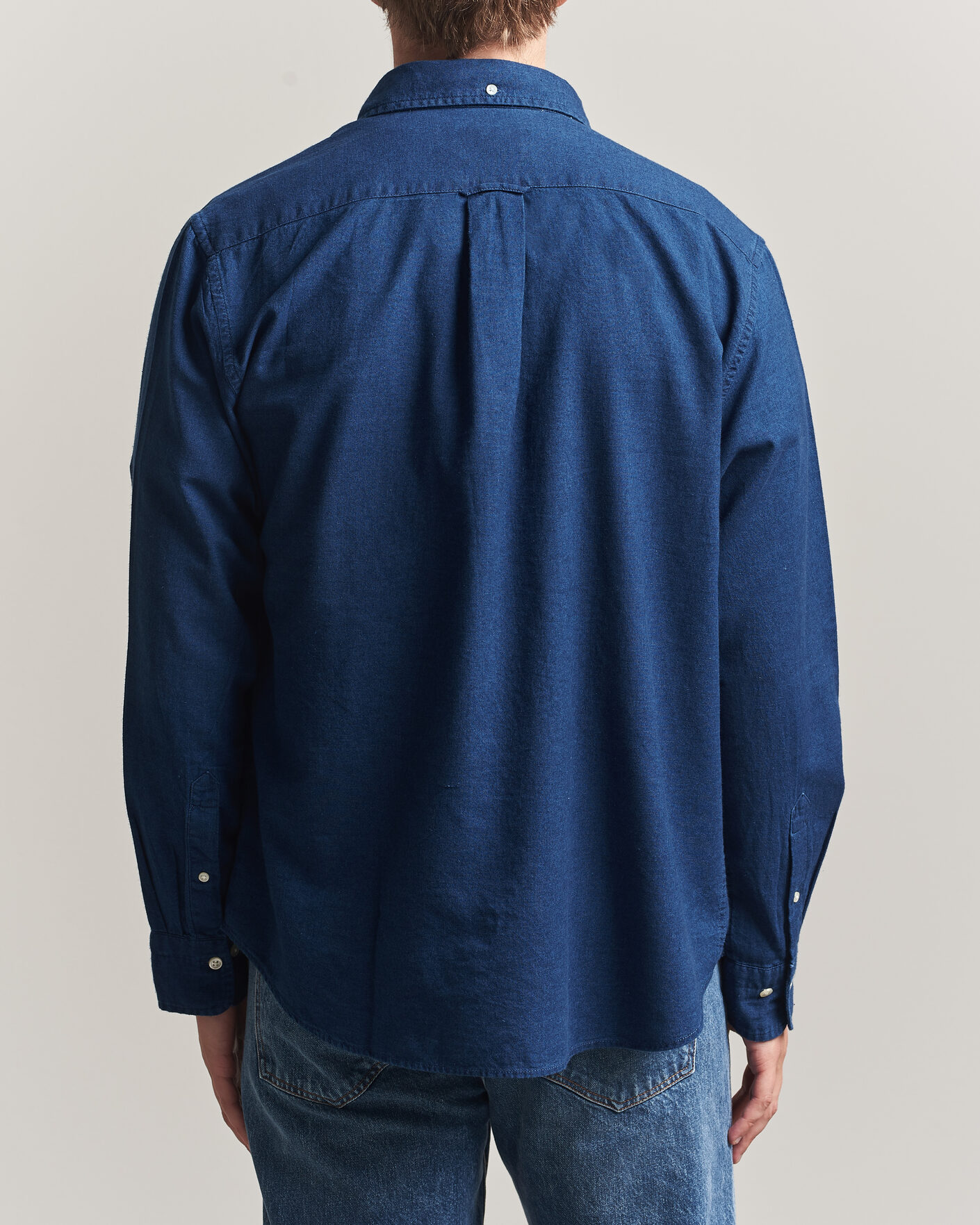 Uomini | Camicie | Gant | Regular Fit Indigo Oxford Shirt Dark Blue