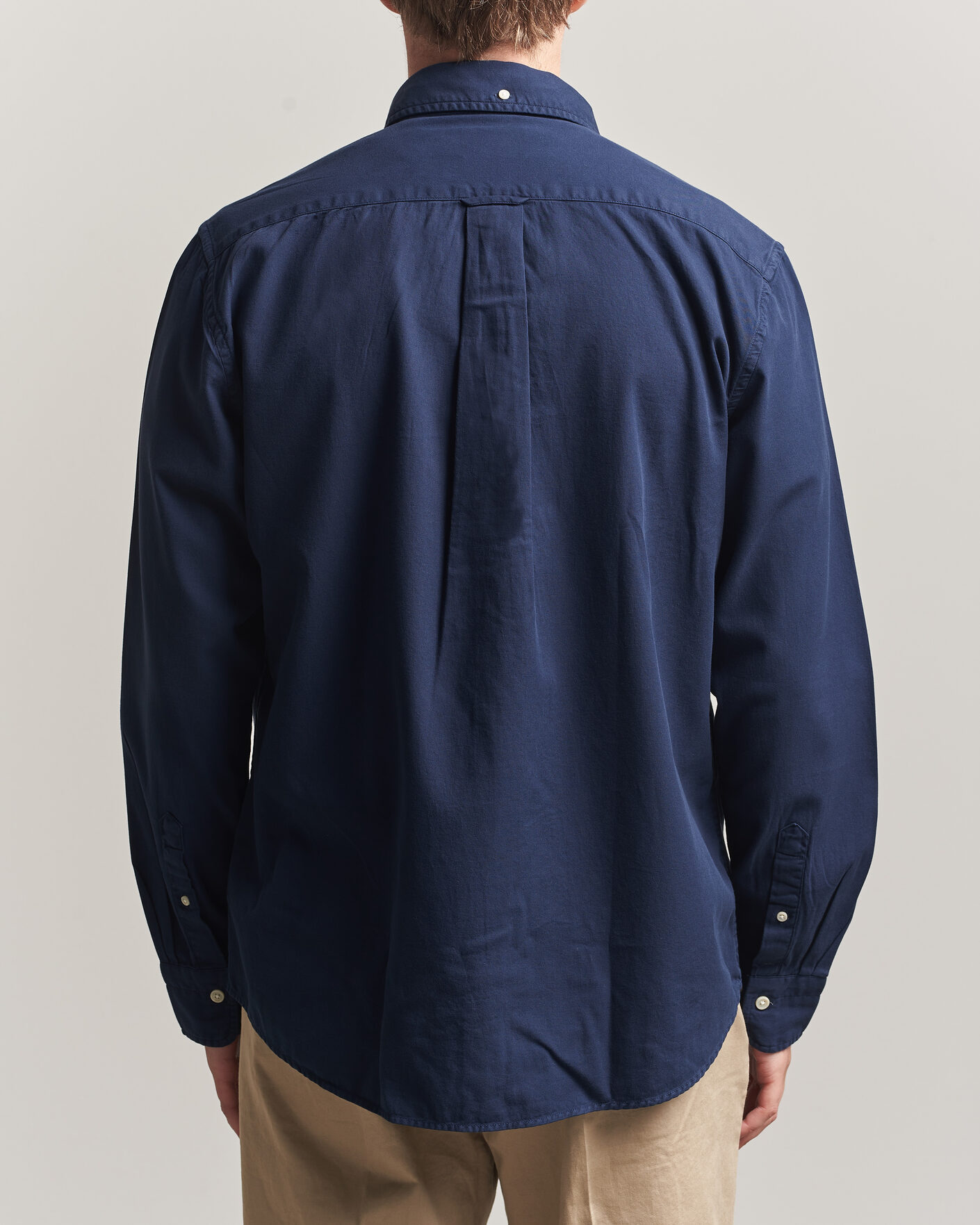 Uomini | Camicie | Gant | Regular Fit Garment Dyed Twill Shirt Evening Blue