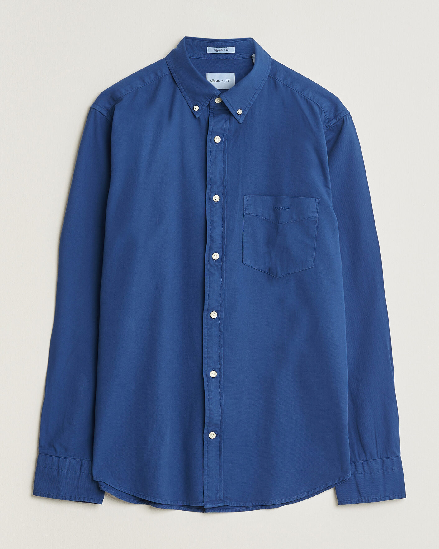 Uomini | Camicie | Gant | Regular Fit Garment Dyed Twill Shirt Crisp Blue