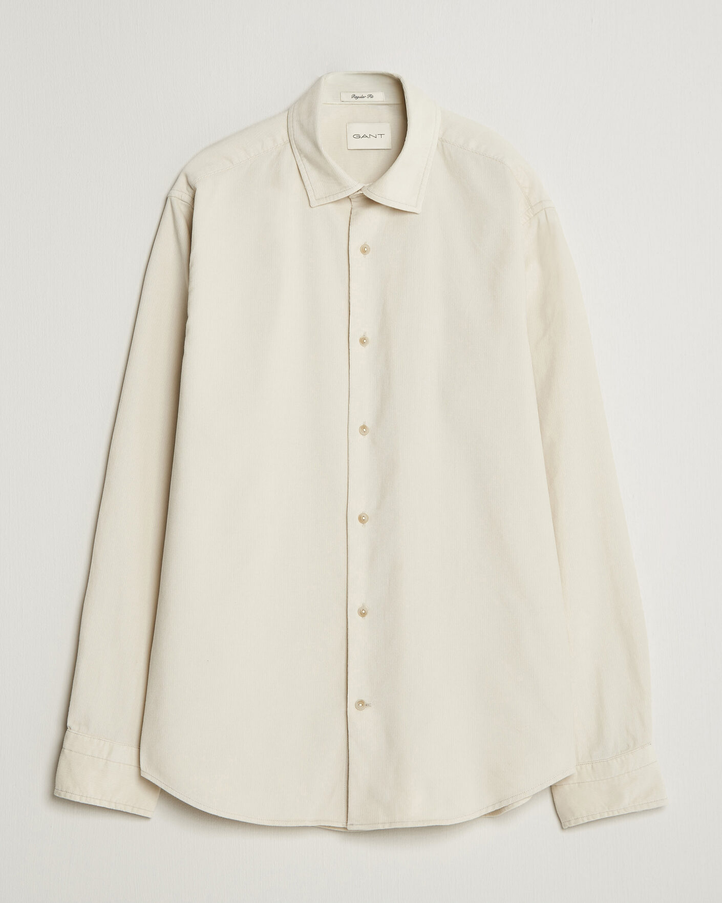 Uomini | Camicie | Gant | Regular Fit Baby Cord Shirt Sand